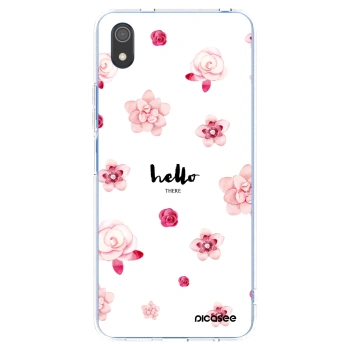Picasee Xiaomi Redmi 7A Hülle - Transparentes Silikon - Hello there