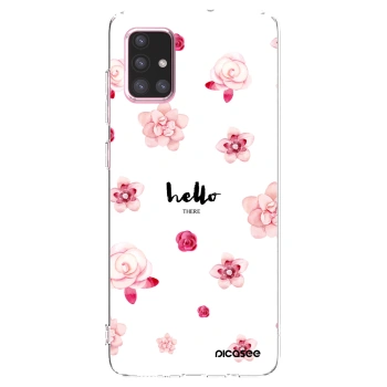 Picasee Samsung Galaxy A71 A715F Hülle - Transparentes Silikon - Hello there