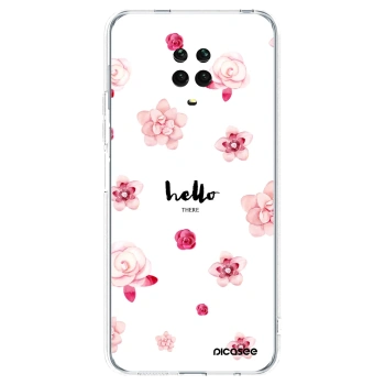 Picasee Xiaomi Redmi Note 9S Hülle - Transparentes Silikon - Hello there