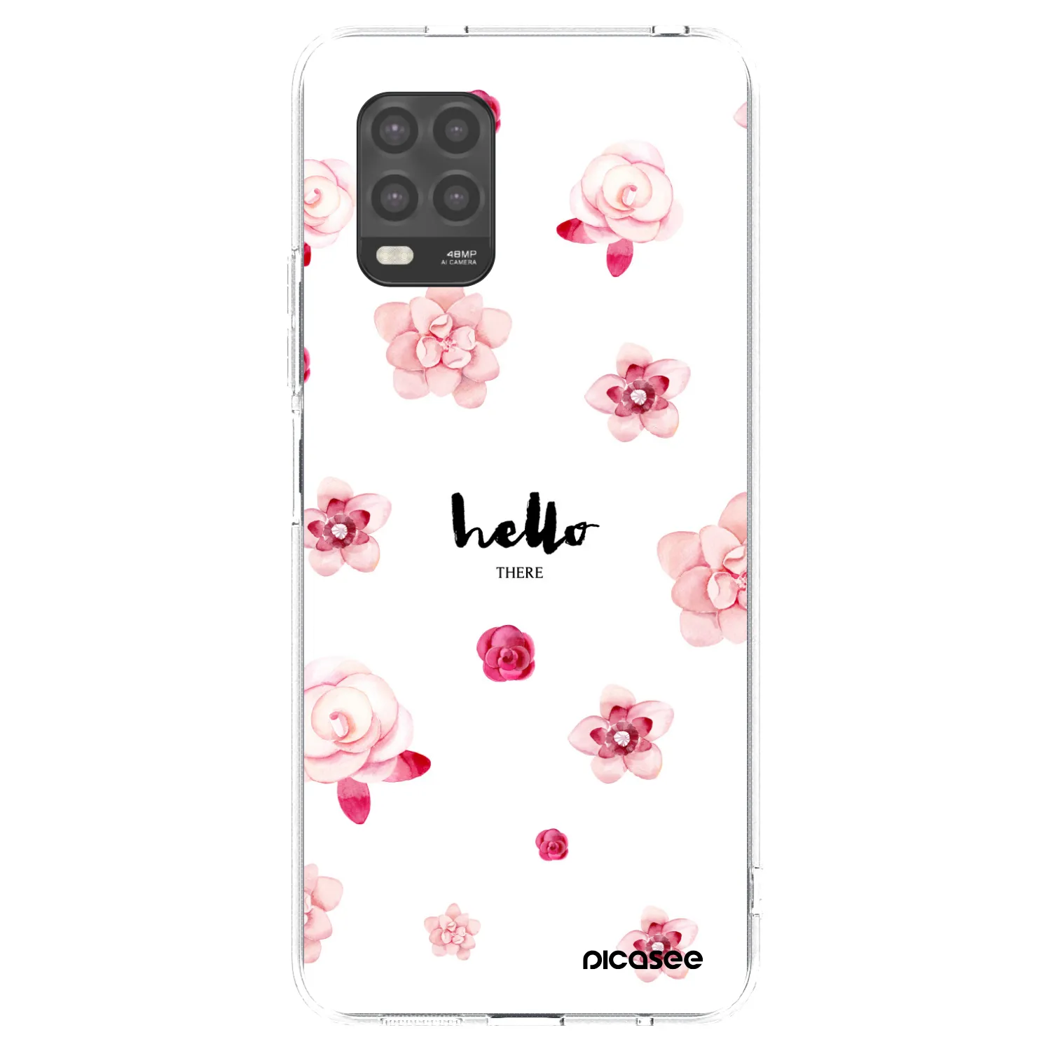 Picasee Xiaomi Mi 10 Lite Hülle - Transparentes Silikon - Hello there