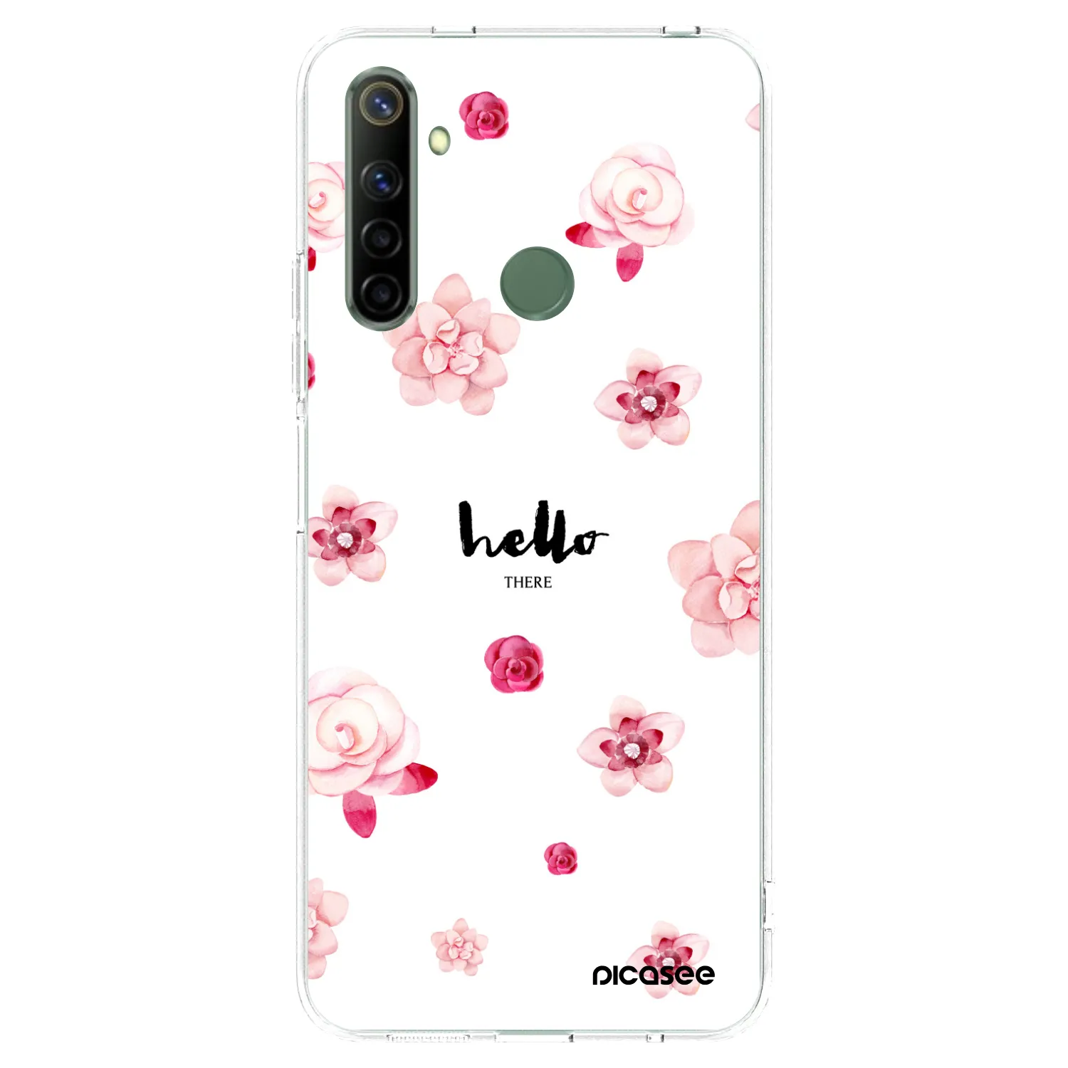 Picasee Realme 6i Hülle - Transparentes Silikon - Hello there