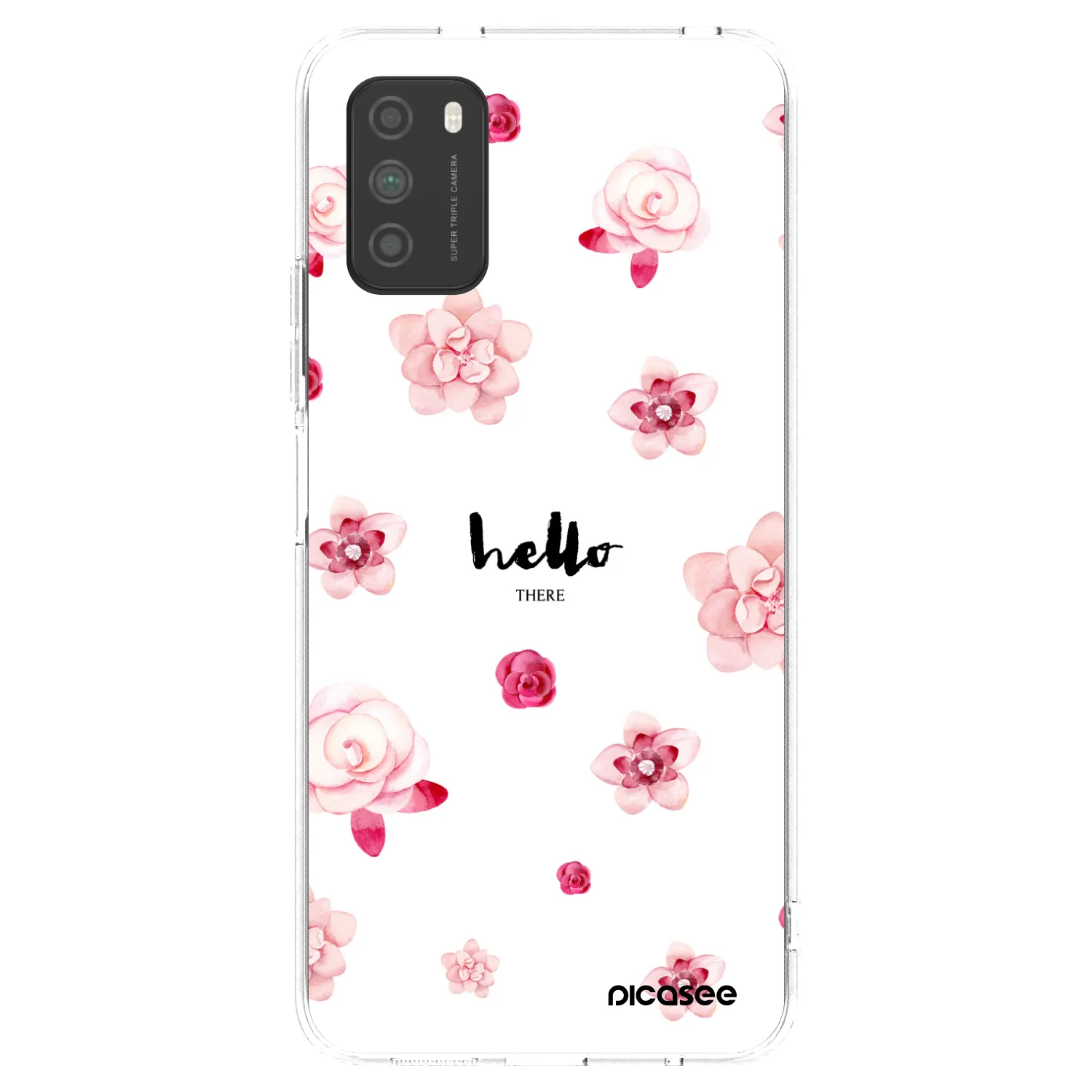 Picasee Xiaomi Poco M3 Hülle - Transparentes Silikon - Hello there