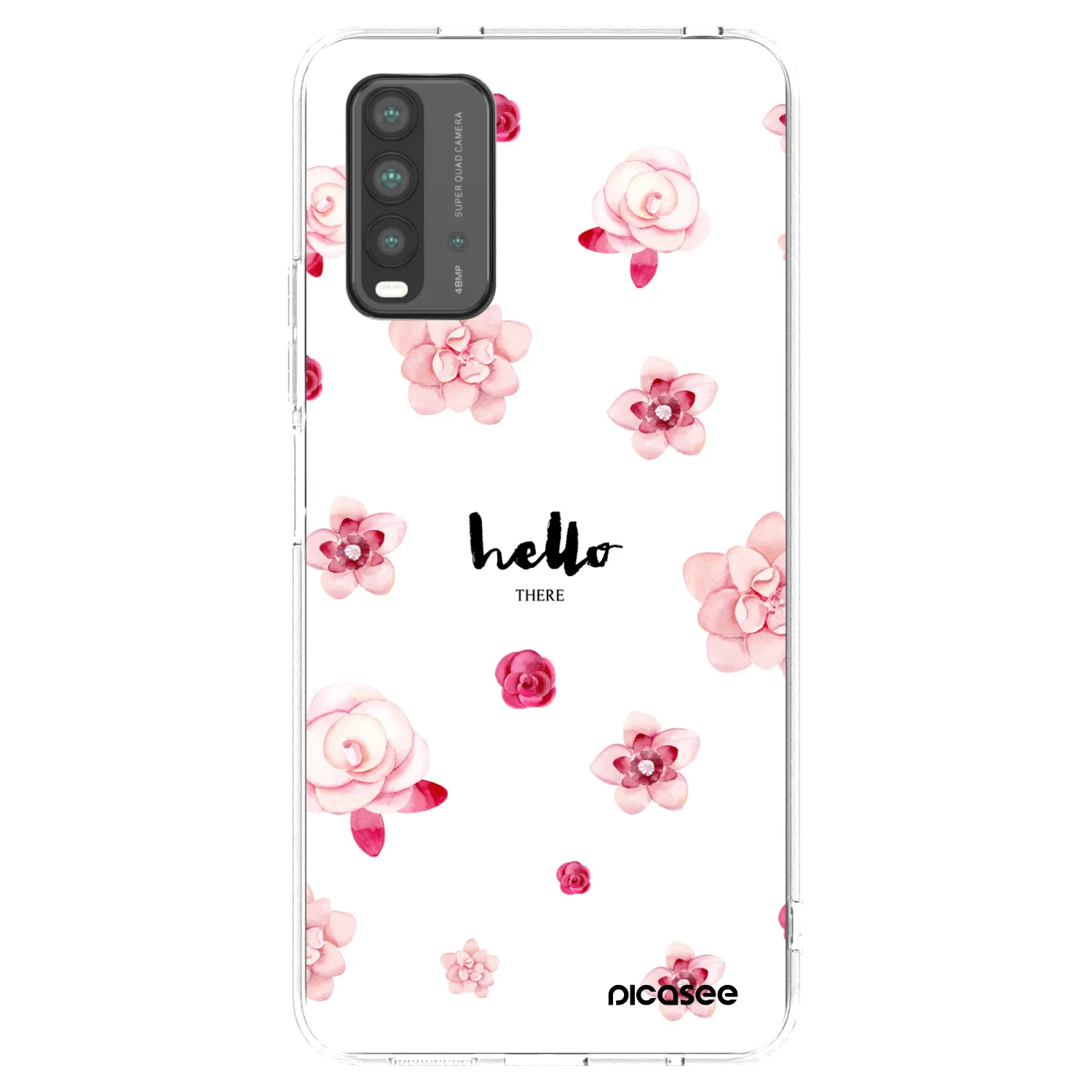 Picasee Xiaomi Redmi 9T Hülle - Schwarzes Silikon - Hello there