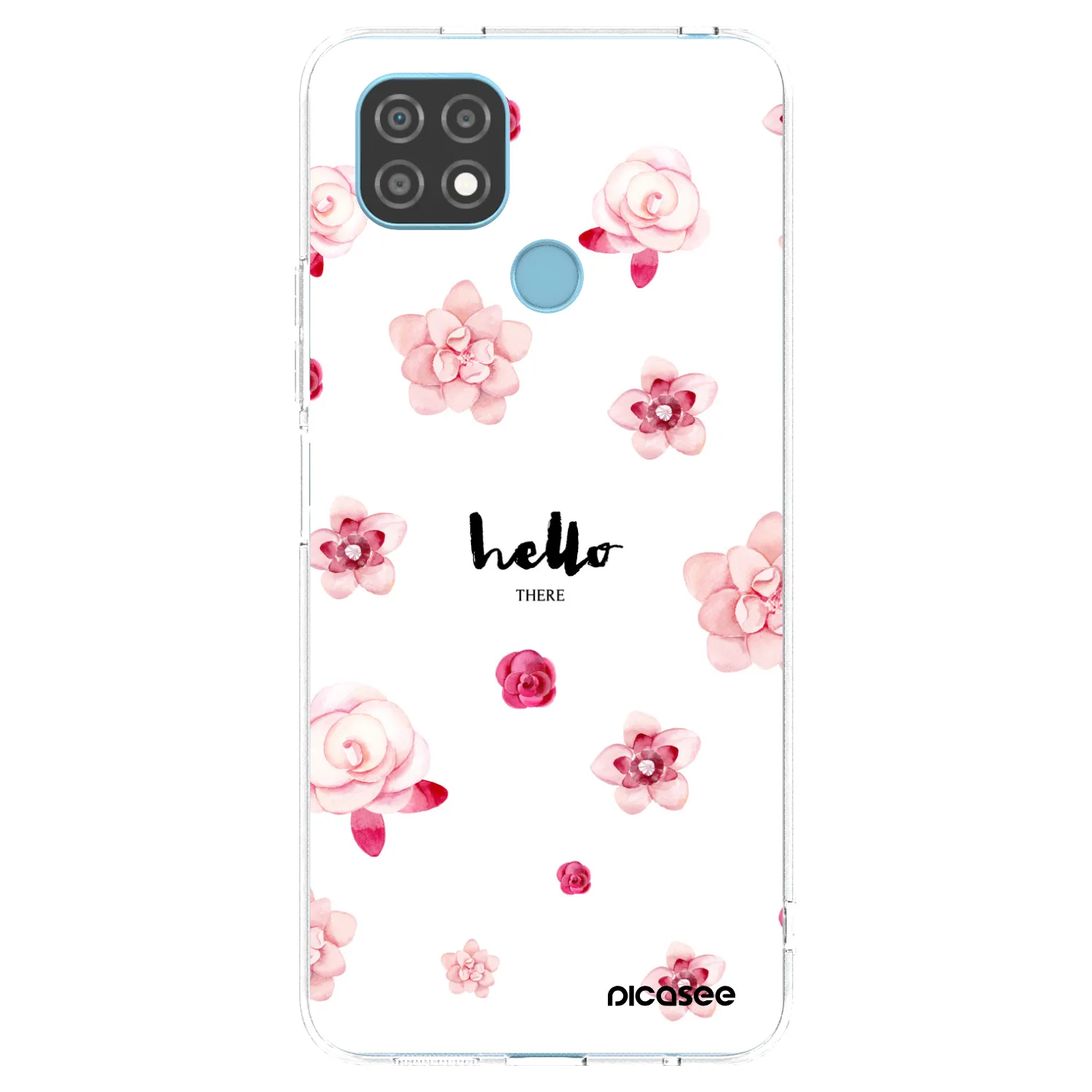 Picasee Realme C21 Hülle - Transparentes Silikon - Hello there