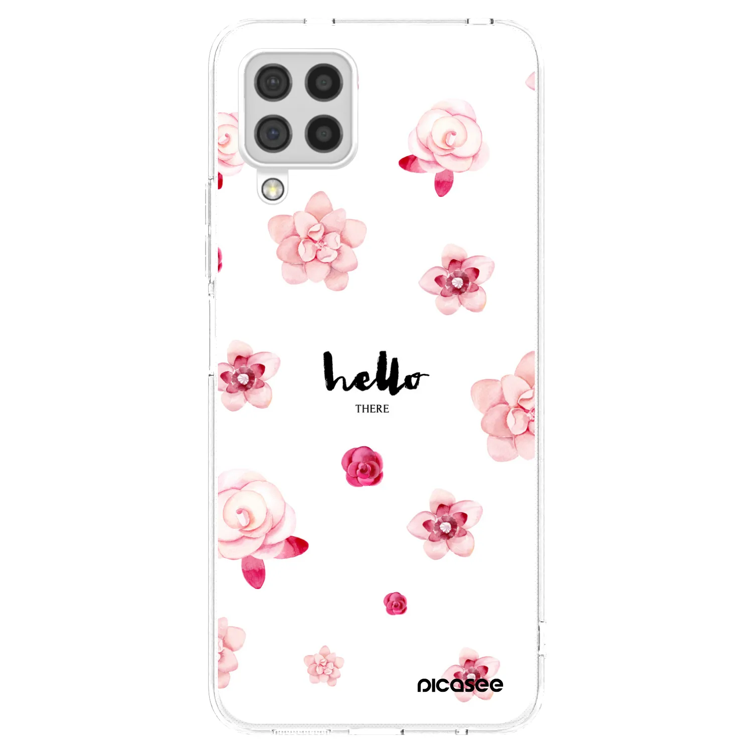 Picasee Samsung Galaxy A22 A225F 4G Hülle - Transparentes Silikon - Hello there