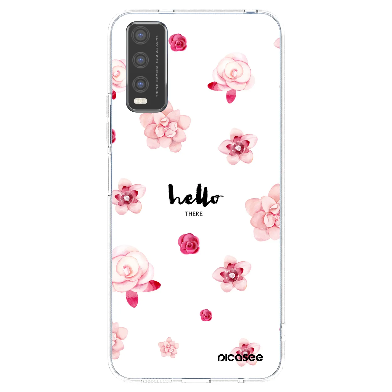 Picasee Vivo Y20s Hülle - Transparentes Silikon - Hello there