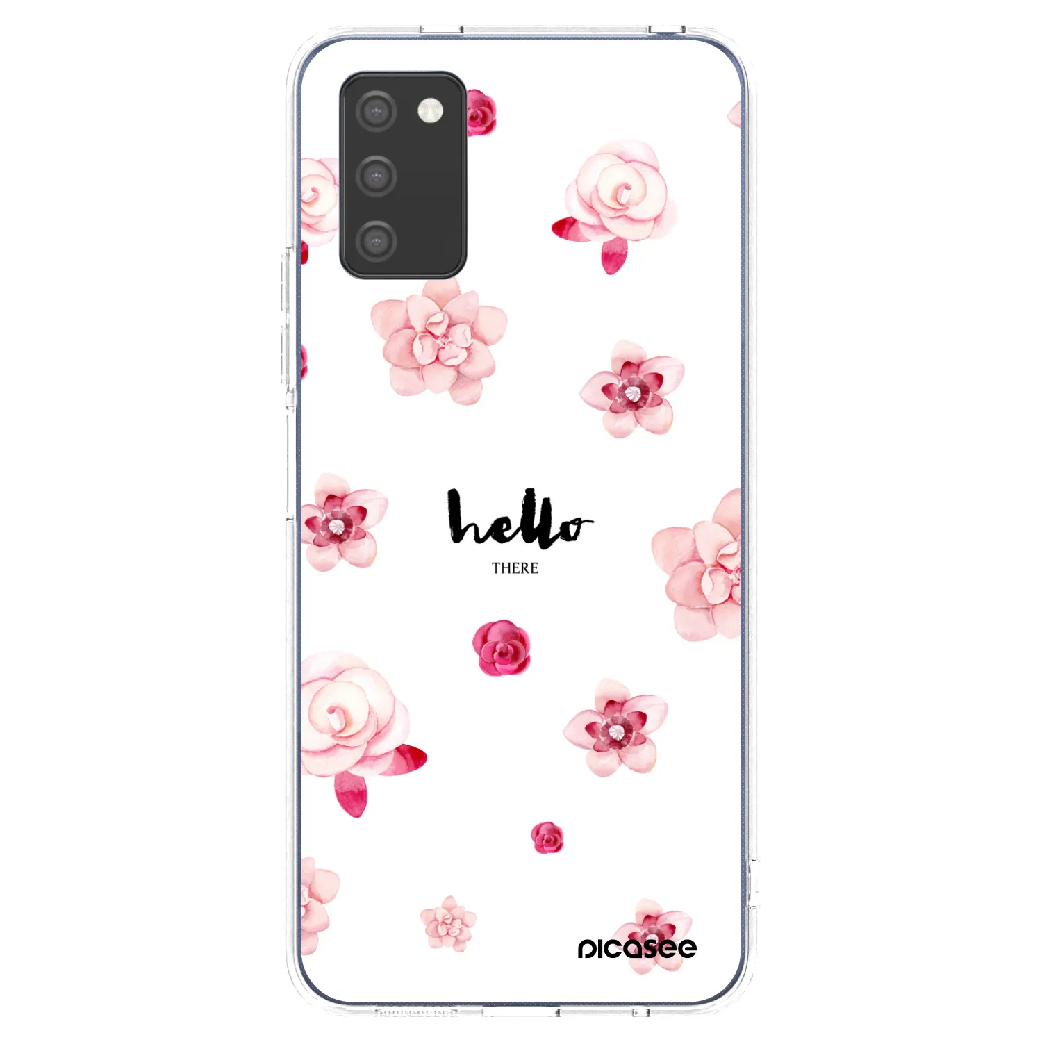 Picasee Samsung Galaxy A03s A037G Hülle - Transparentes Silikon - Hello there