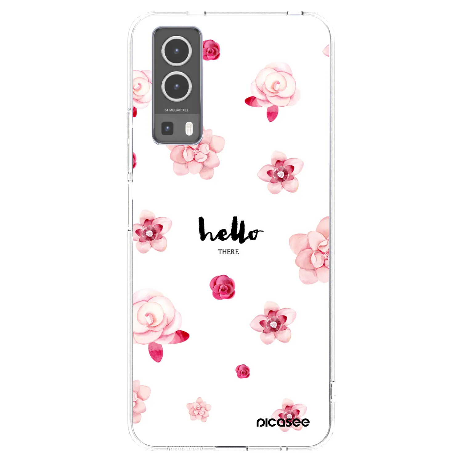 Picasee Vivo Y72 5G Hülle - Transparentes Silikon - Hello there