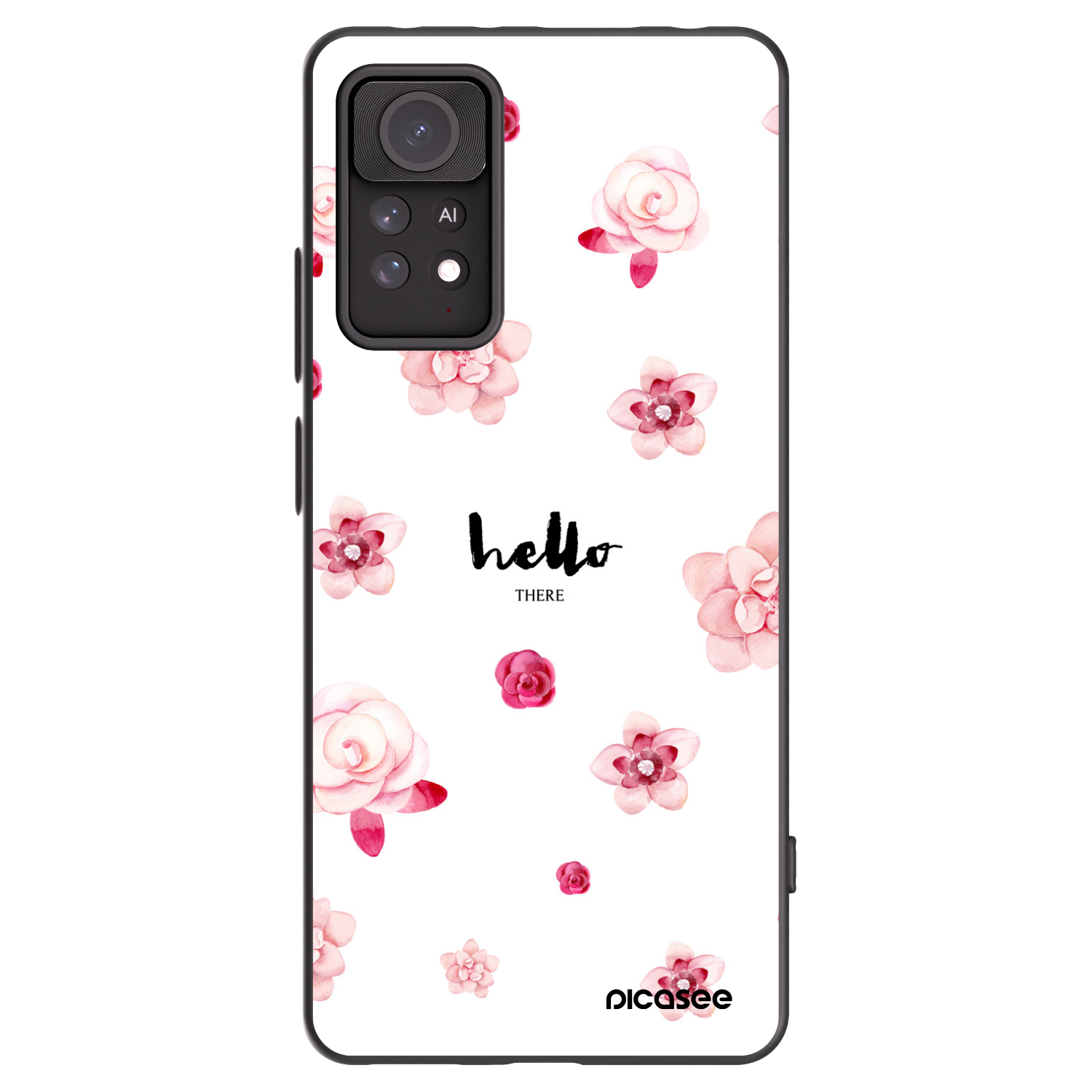 Picasee Xiaomi Redmi Note 11 Pro Hülle - Schwarzes Silikon - Hello there