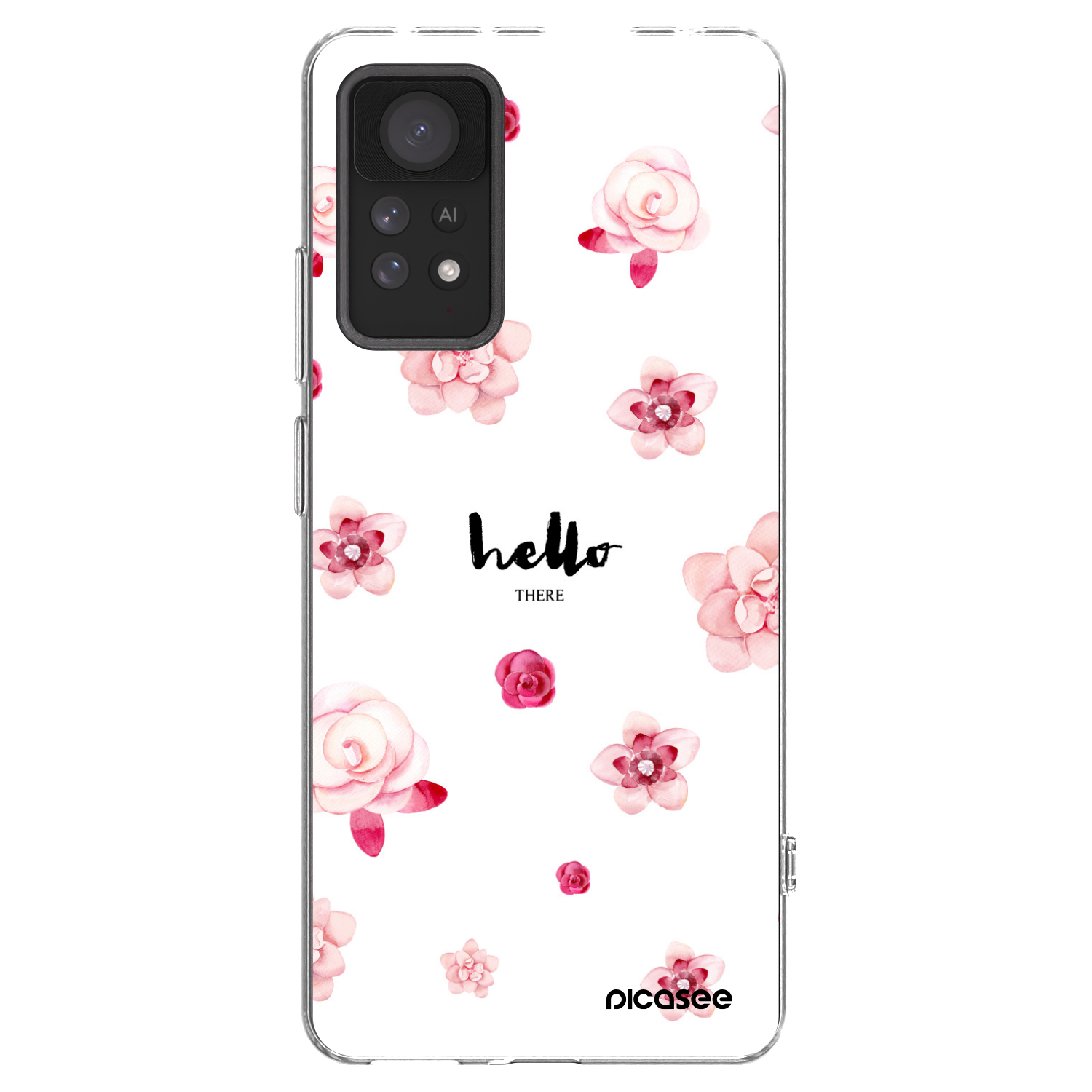 Picasee Xiaomi Redmi Note 11 Pro Hülle - Transparentes Silikon - Hello there