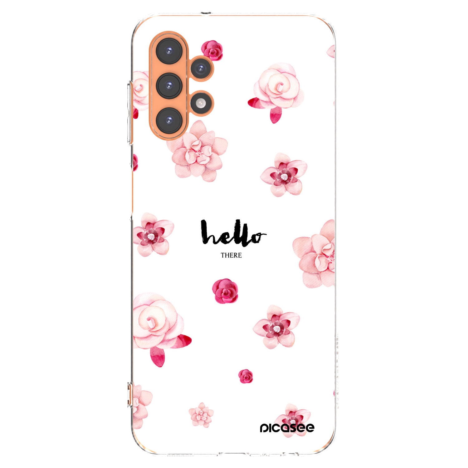 Picasee Samsung Galaxy A13 4G A135 Hülle - Transparentes Silikon - Hello there