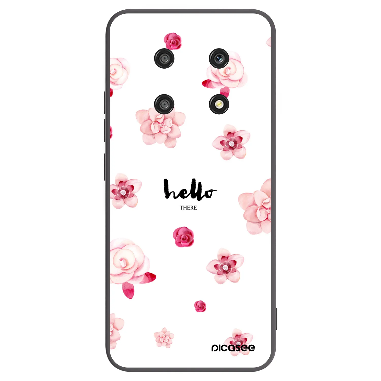 Picasee Honor Magic4 Lite 5G Hülle - Schwarzes Silikon - Hello there