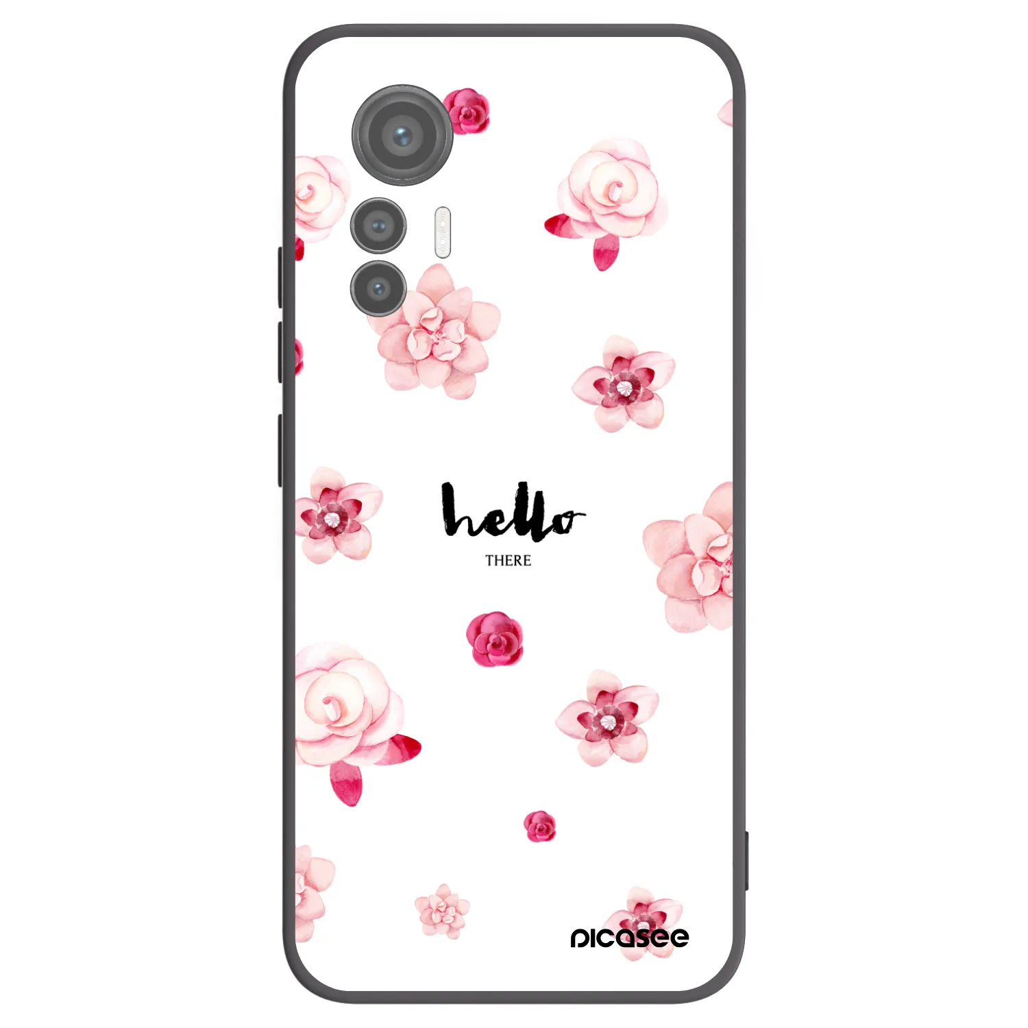 Picasee Xiaomi 12 Lite Hülle - Schwarzes Silikon - Hello there