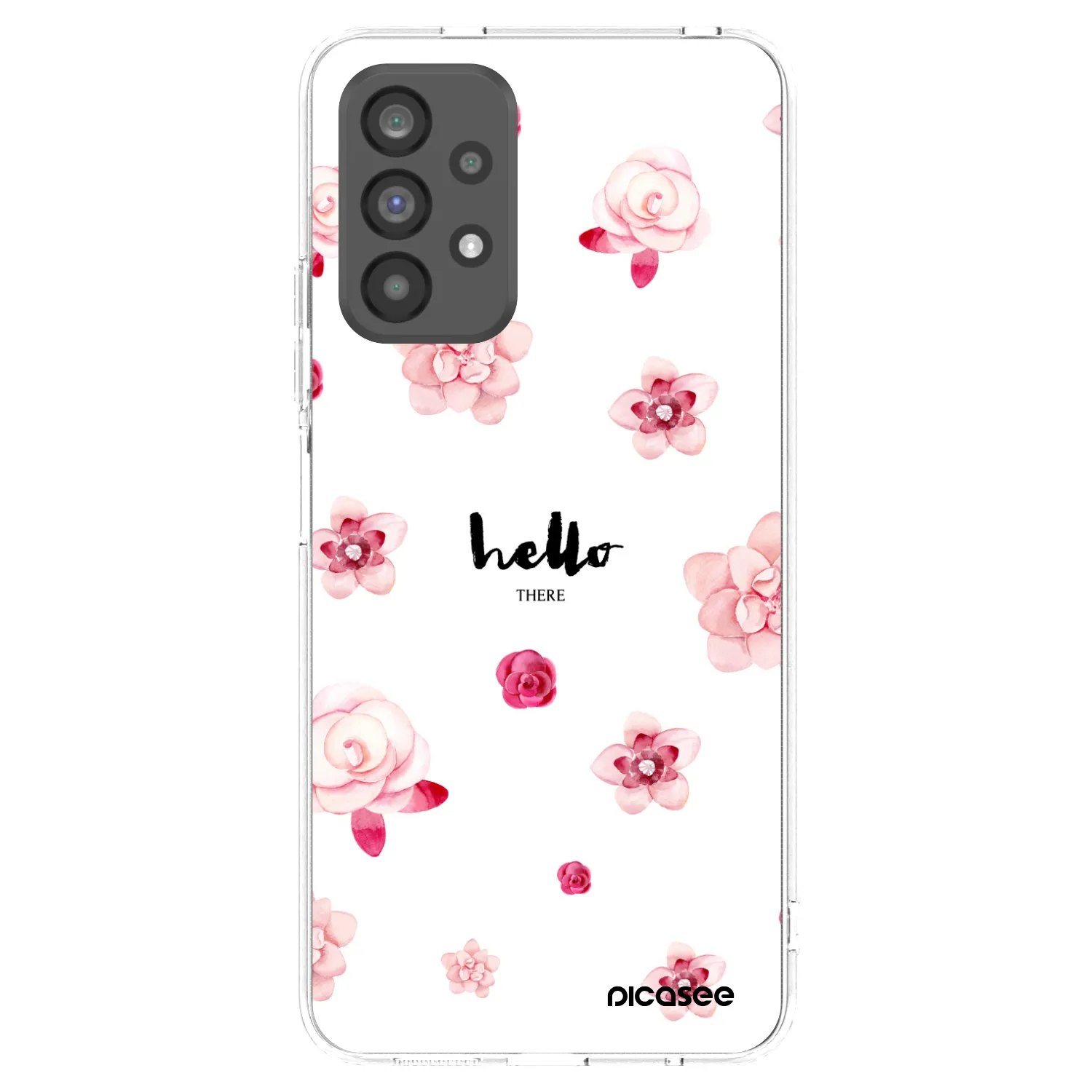 Picasee Samsung Galaxy A73 5G Hülle - Transparentes Silikon - Hello there