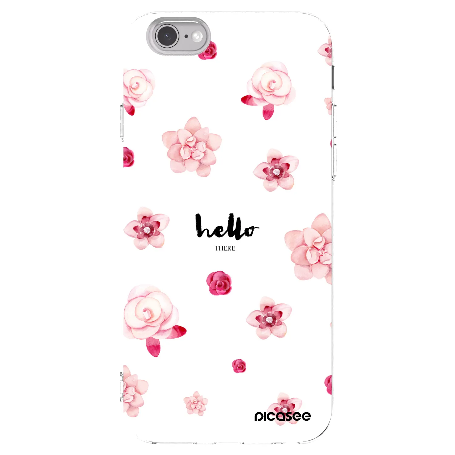 Picasee Apple iPhone 6/6S Hülle - Transparentes Silikon - Hello there