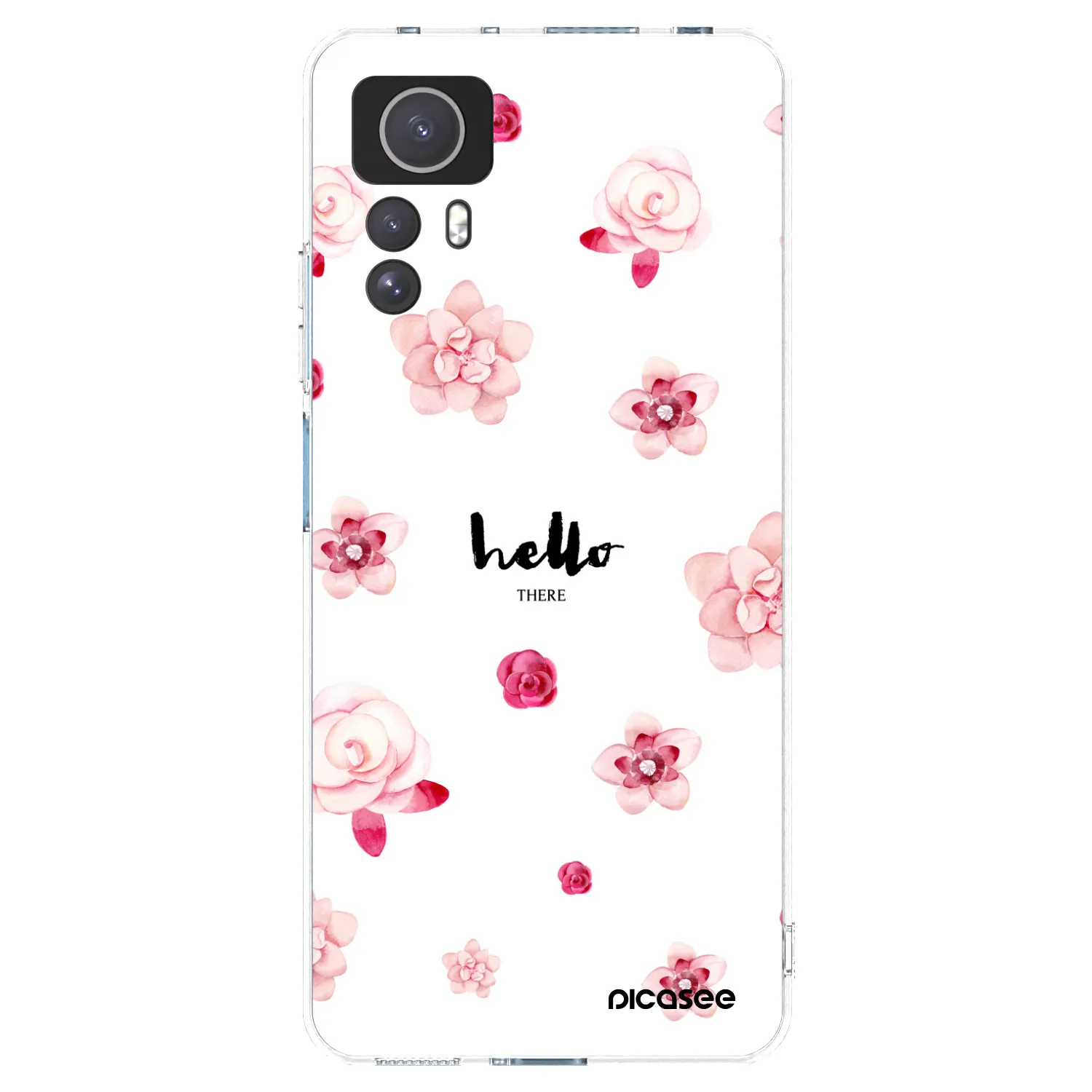 Picasee Xiaomi Redmi Note 12S Hülle - Transparentes Silikon - Hello there
