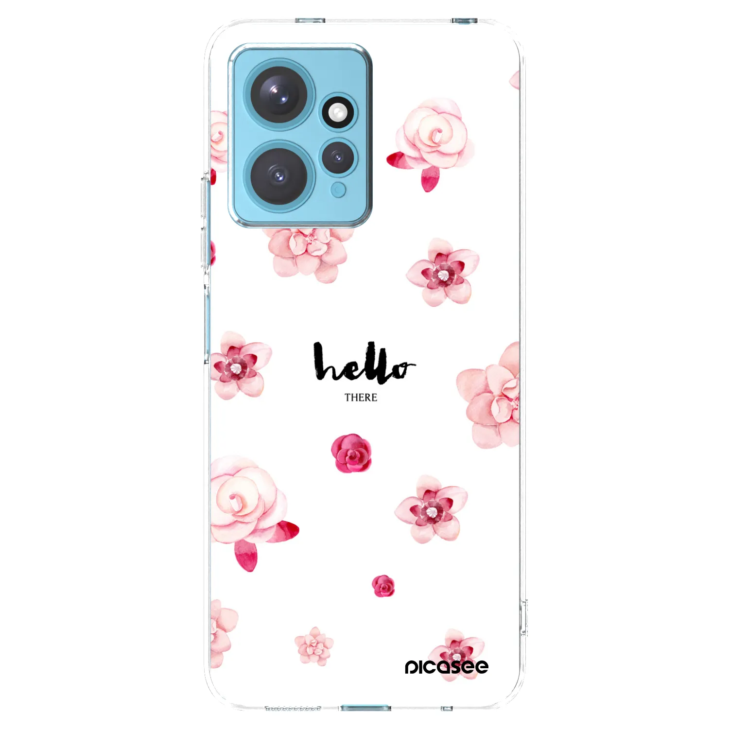 Picasee Xiaomi Redmi Note 12 4G Hülle - Transparentes Silikon - Hello there
