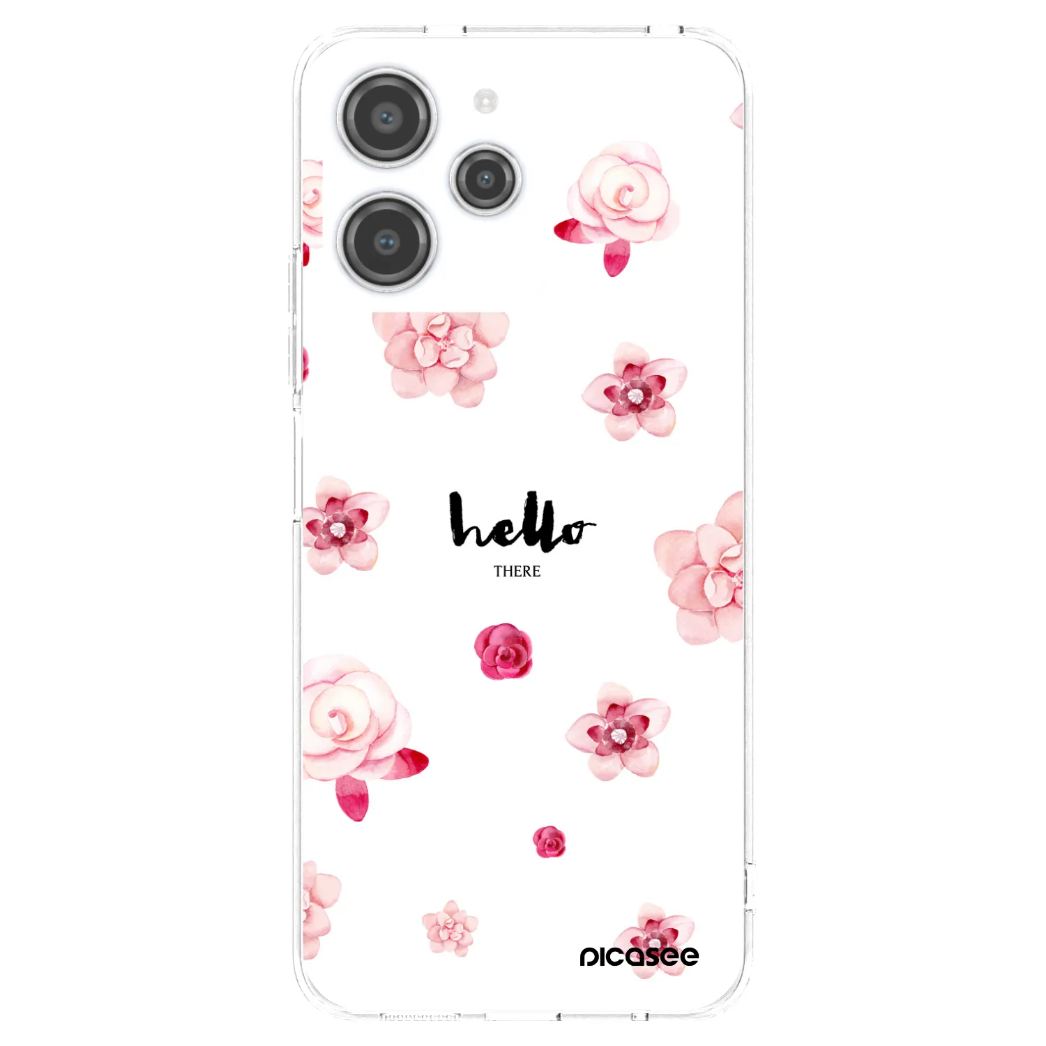 Picasee Xiaomi Redmi 12 4G Hülle - Transparentes Silikon - Hello there
