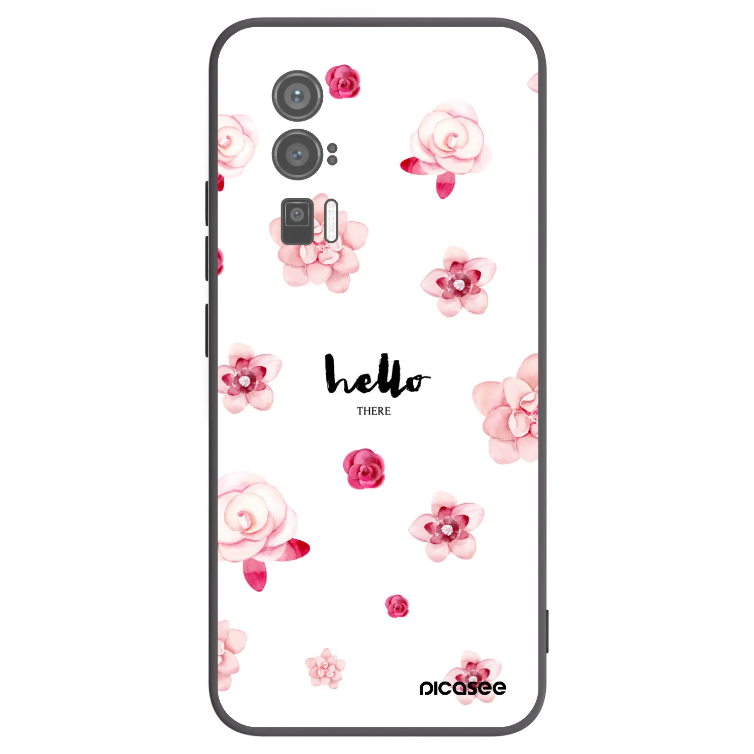Picasee Xiaomi Poco F5 Pro 5G Hülle - Schwarzes Silikon - Hello there