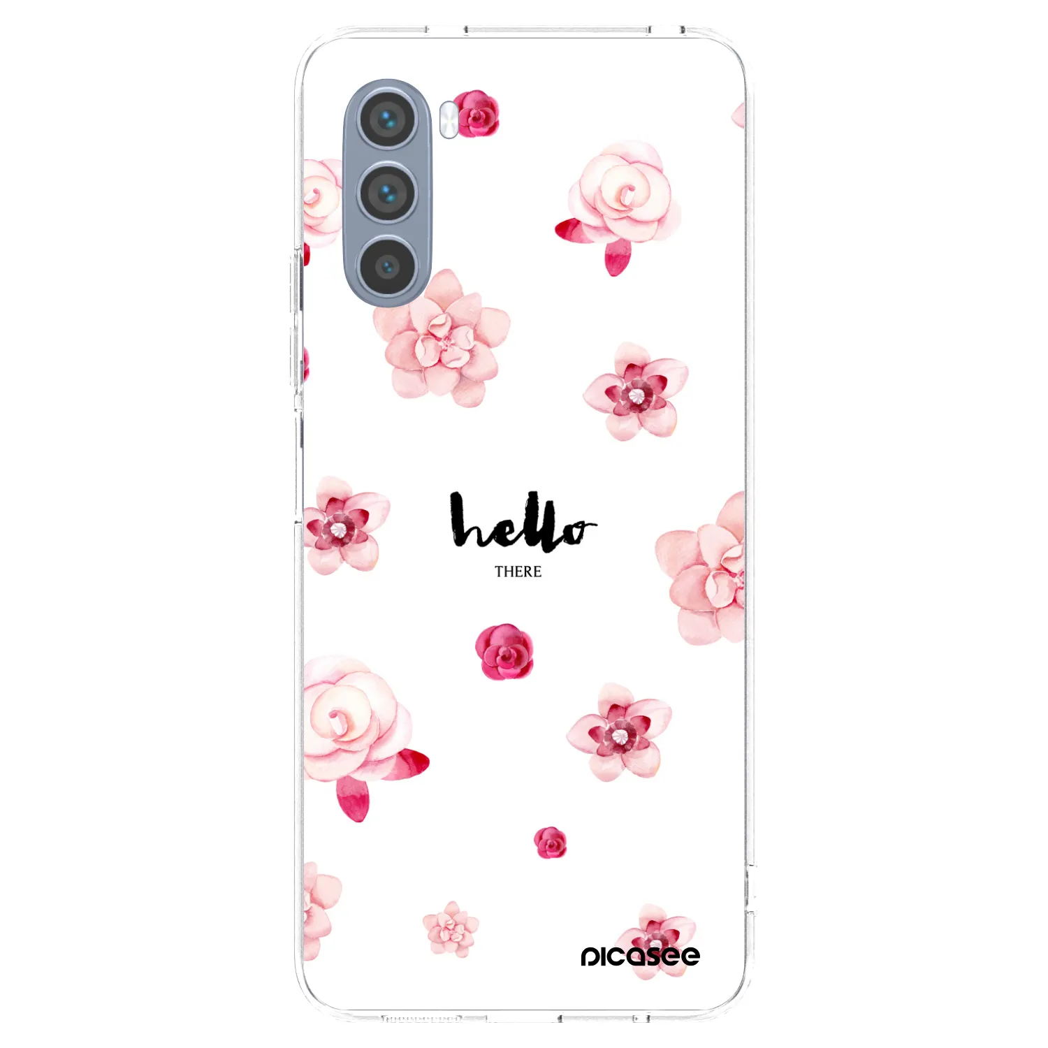 Picasee Motorola Moto G62 Hülle - Transparentes Silikon - Hello there