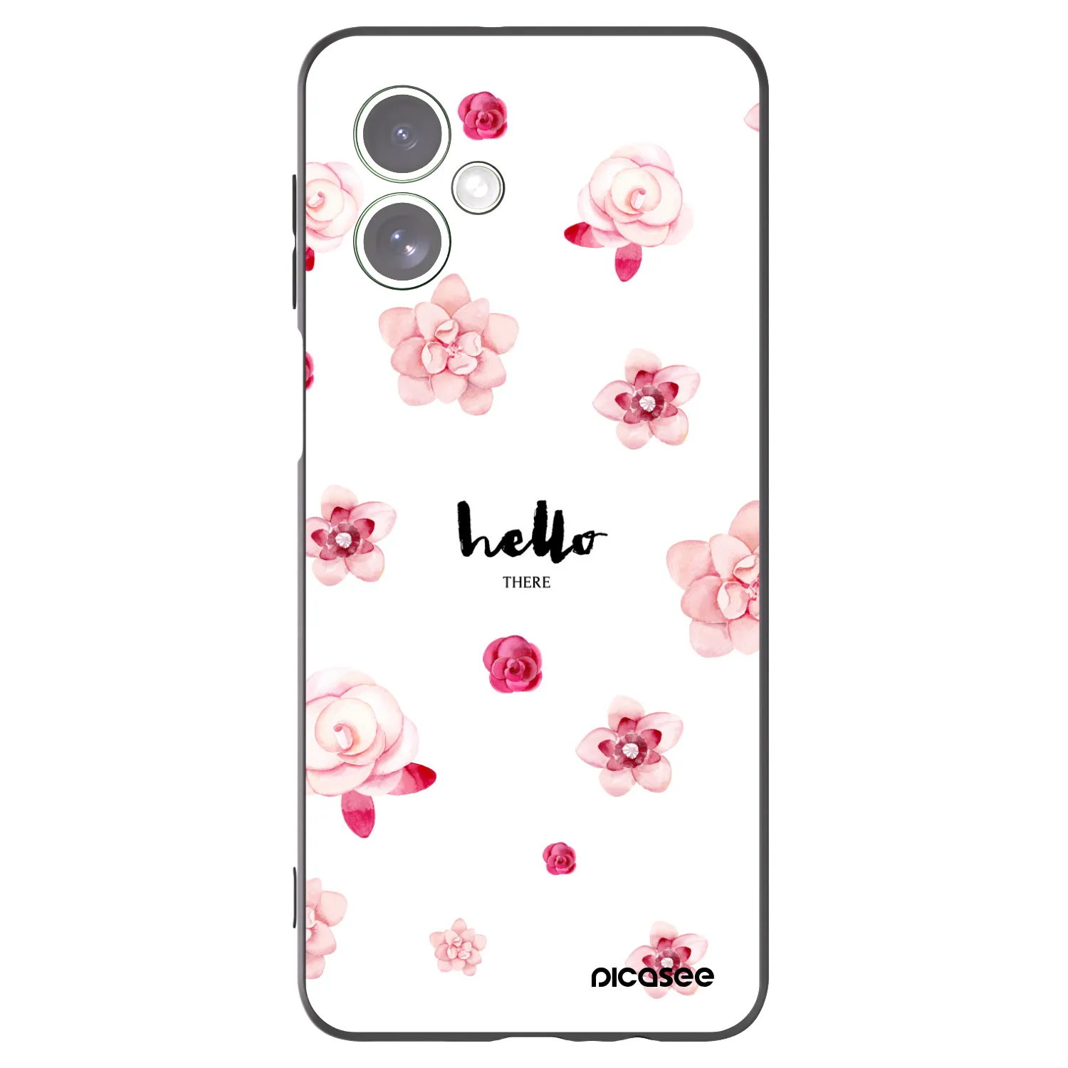 Picasee Motorola Moto G54 5G Hülle - Schwarzes Silikon - Hello there