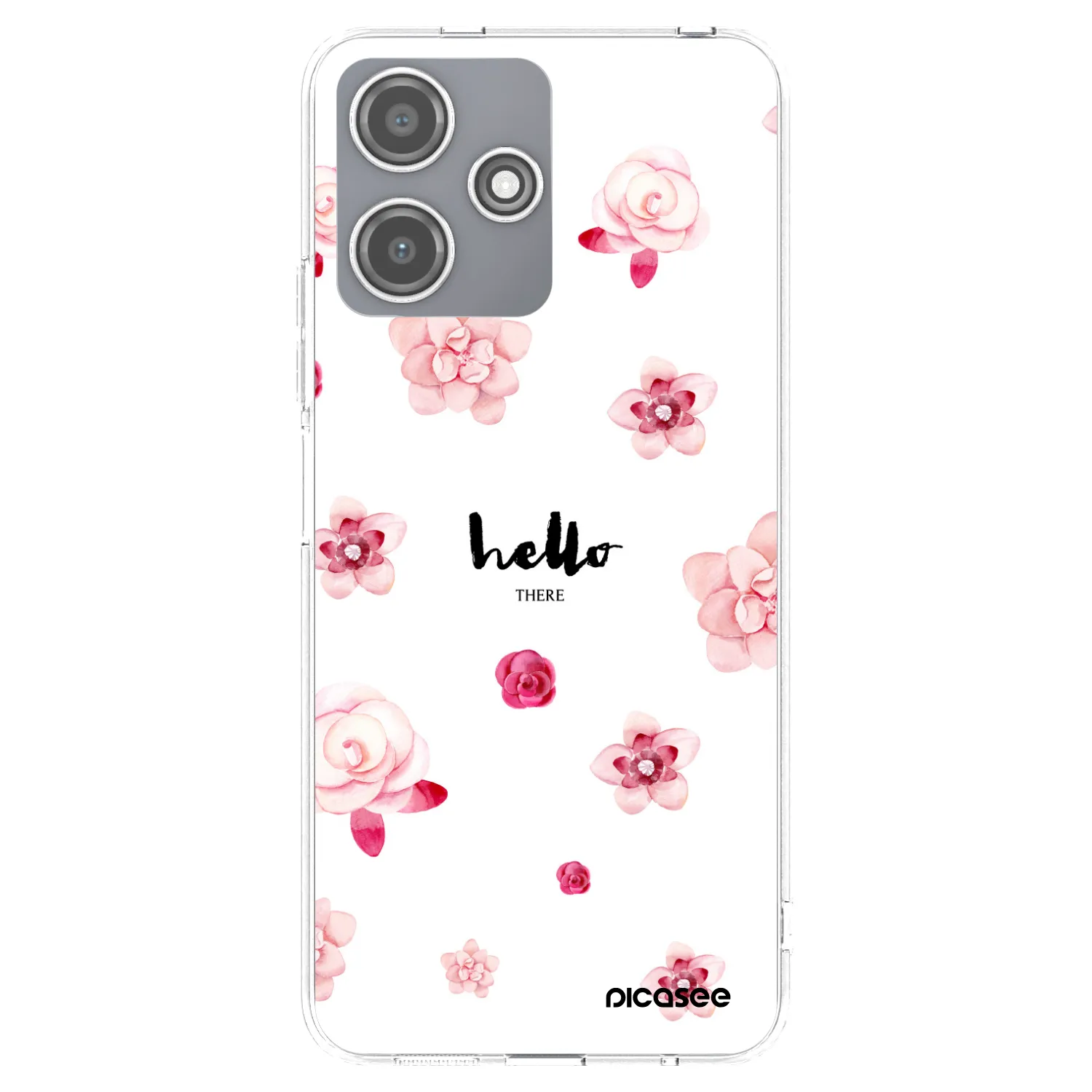 Picasee Xiaomi Redmi 12 5G Hülle - Transparentes Silikon - Hello there