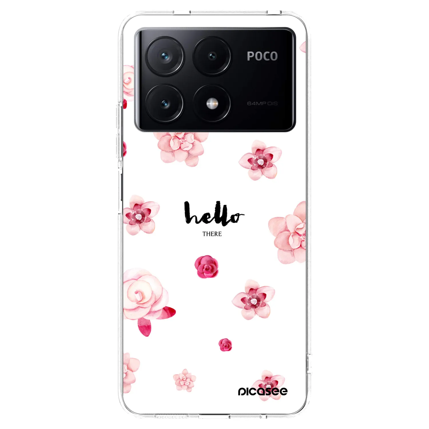 Picasee Xiaomi Poco X6 Pro Hülle - Transparentes Silikon - Hello there