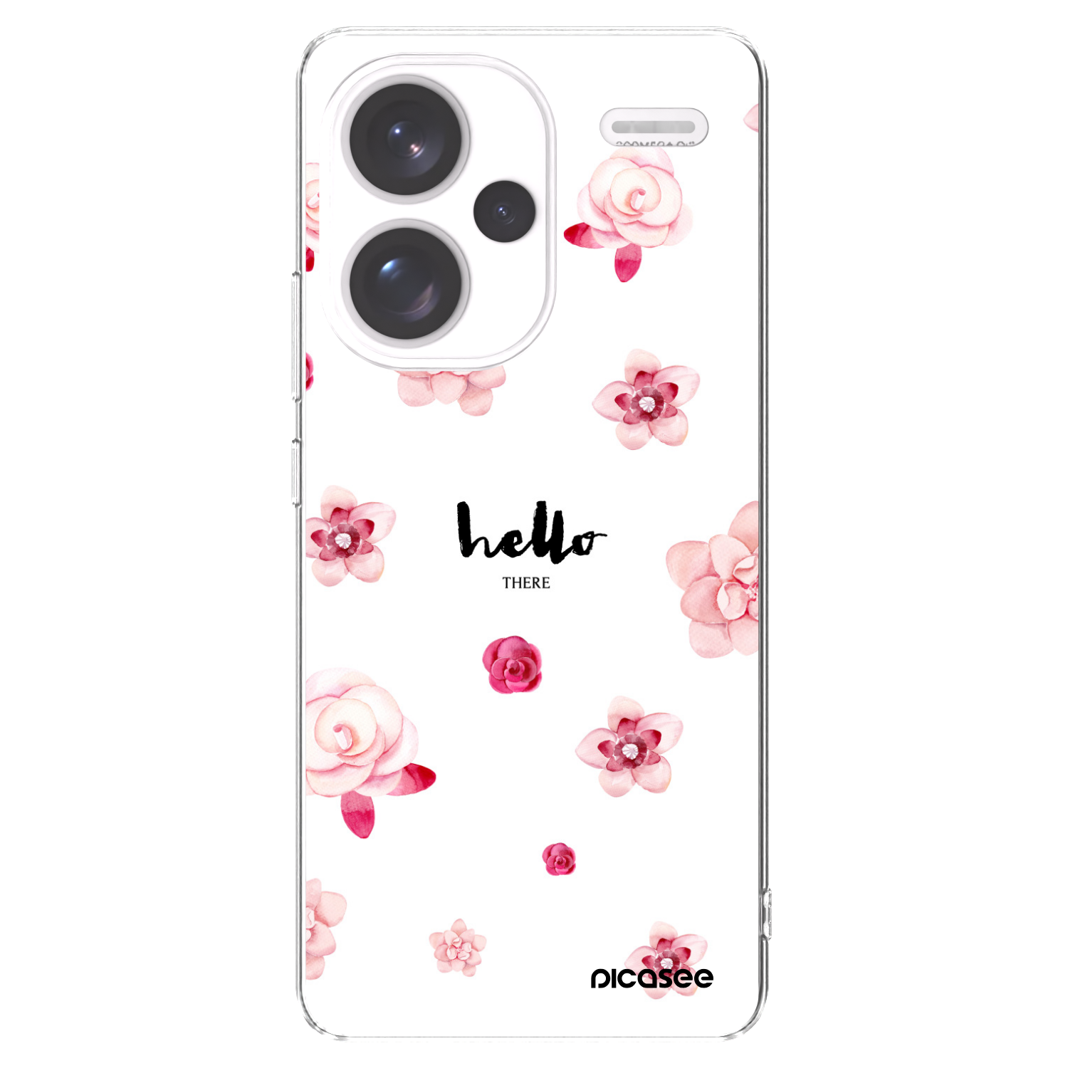 Picasee Xiaomi Redmi Note 13 Pro+ 5G Hülle - Transparentes Silikon - Hello there