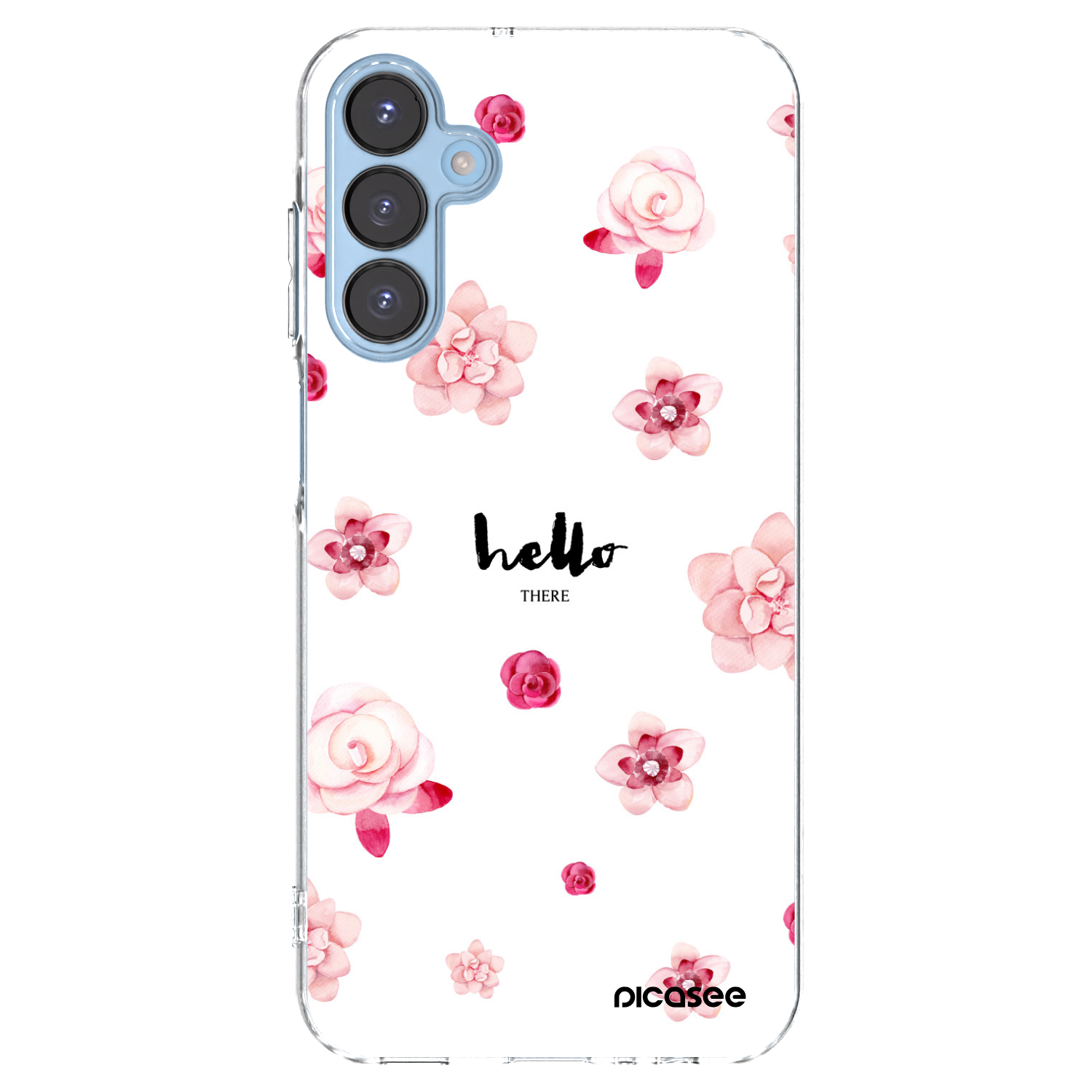 Picasee Samsung Galaxy A15 A156B 5G Hülle - Transparentes Silikon - Hello there