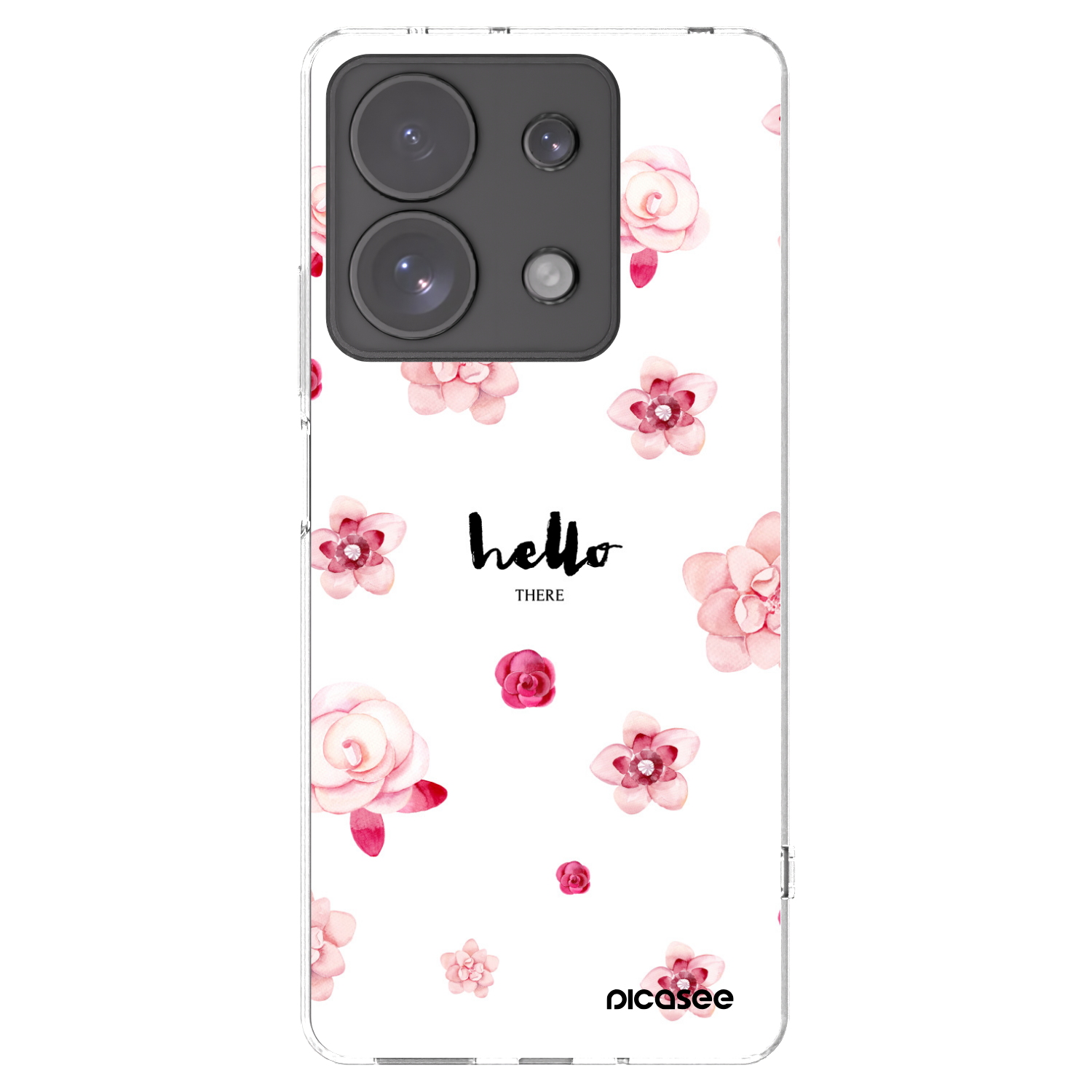 Picasee Xiaomi Redmi Note 13 Pro 4G Hülle - Transparentes Silikon - Hello there