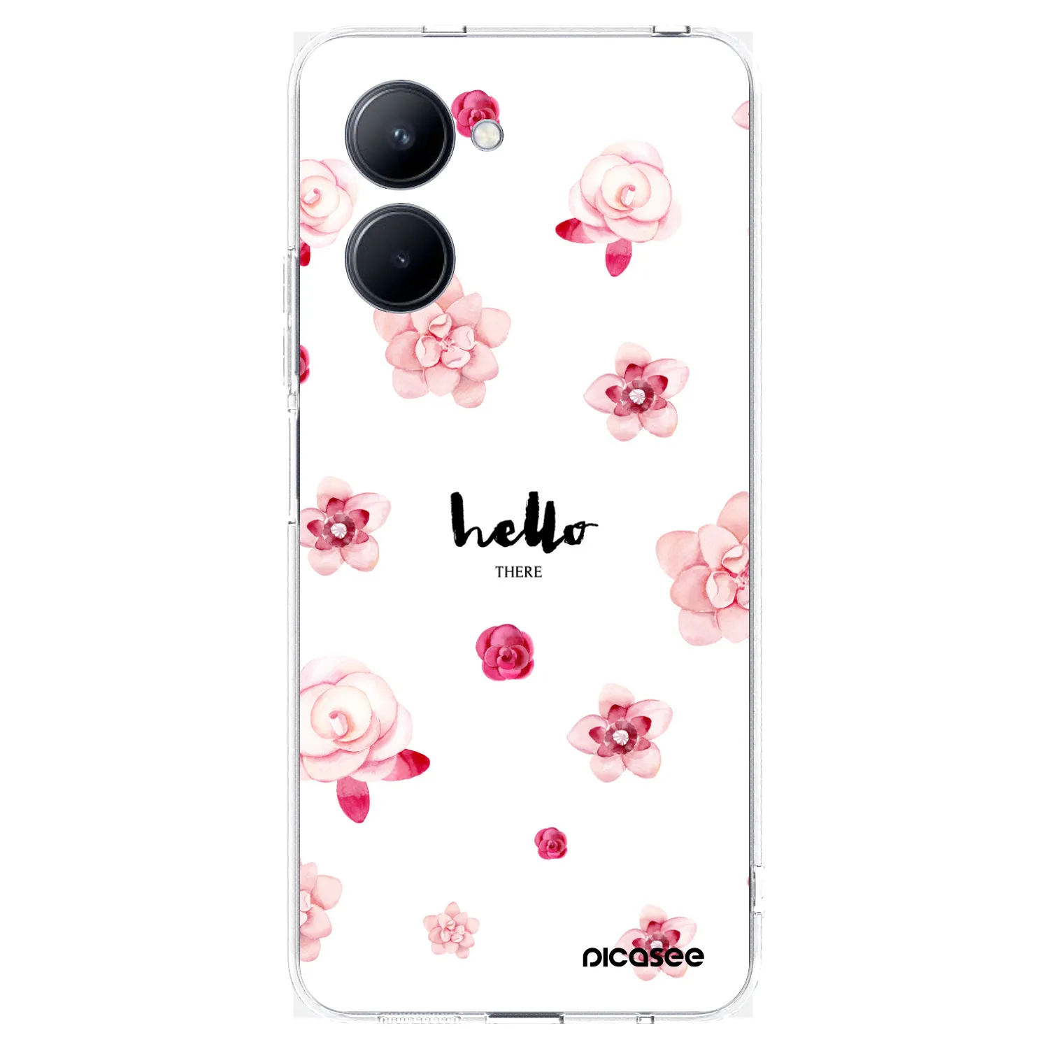 Picasee Realme C33 (2023) Hülle - Transparentes Silikon - Hello there