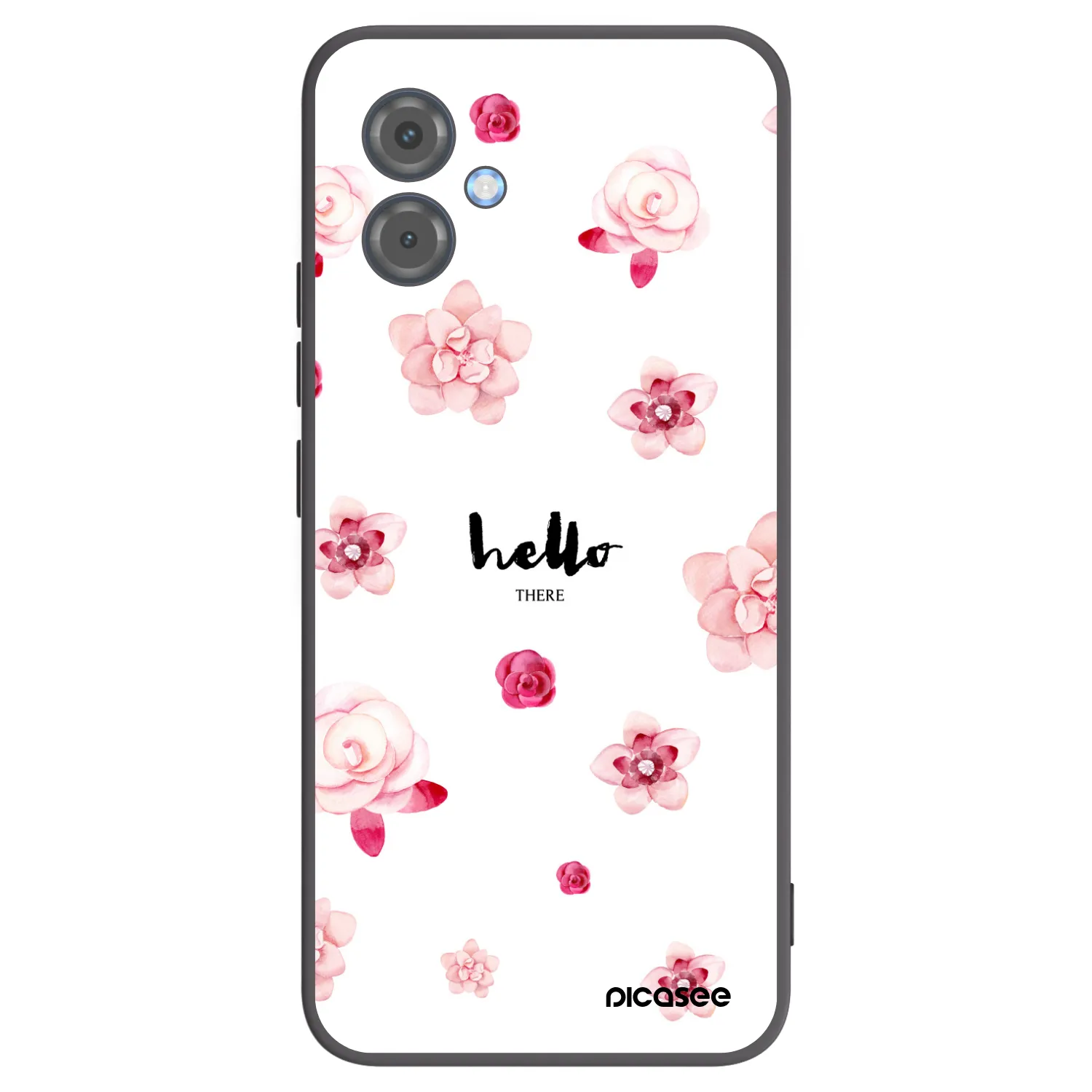 Picasee Motorola Moto G14 Hülle - Schwarzes Silikon - Hello there