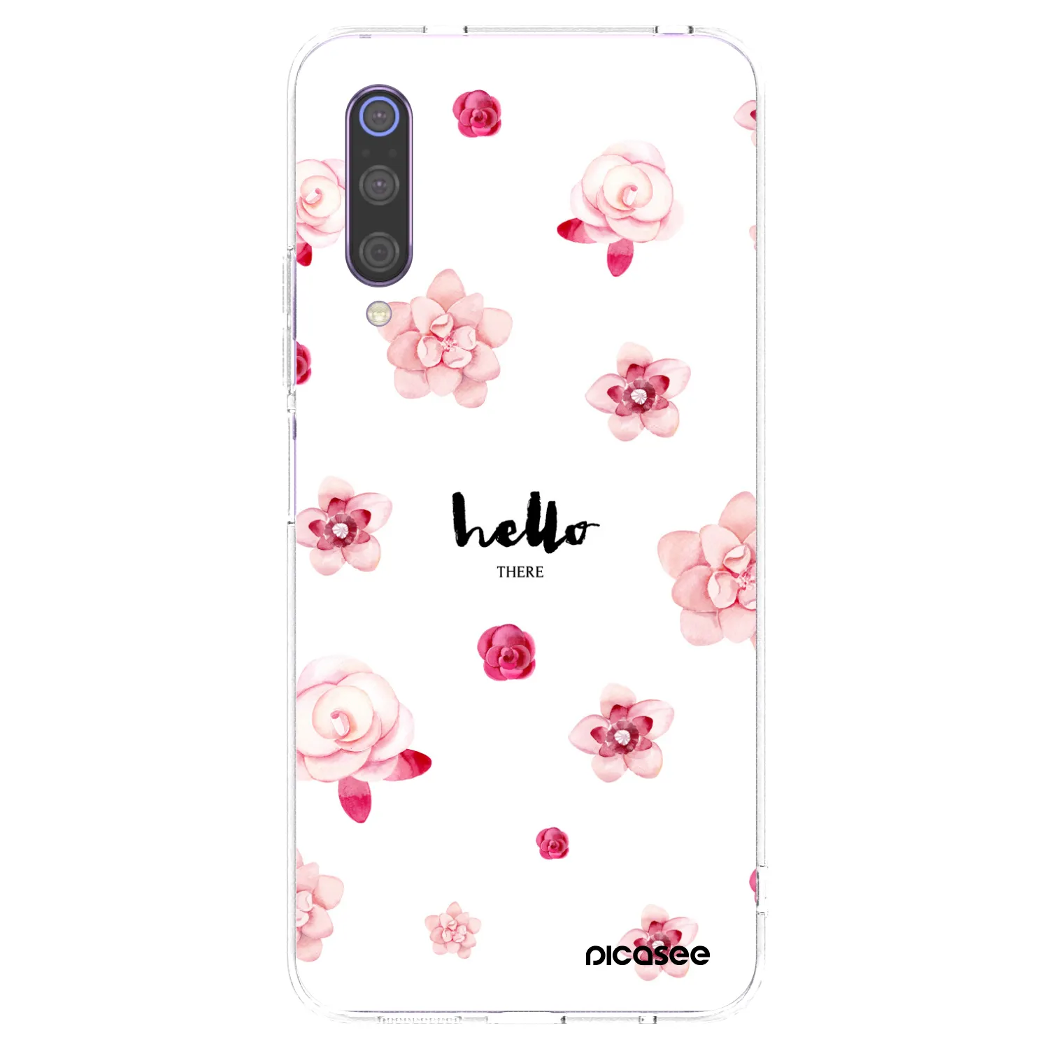 Picasee Xiaomi Mi 9 Hülle - Transparentes Silikon - Hello there