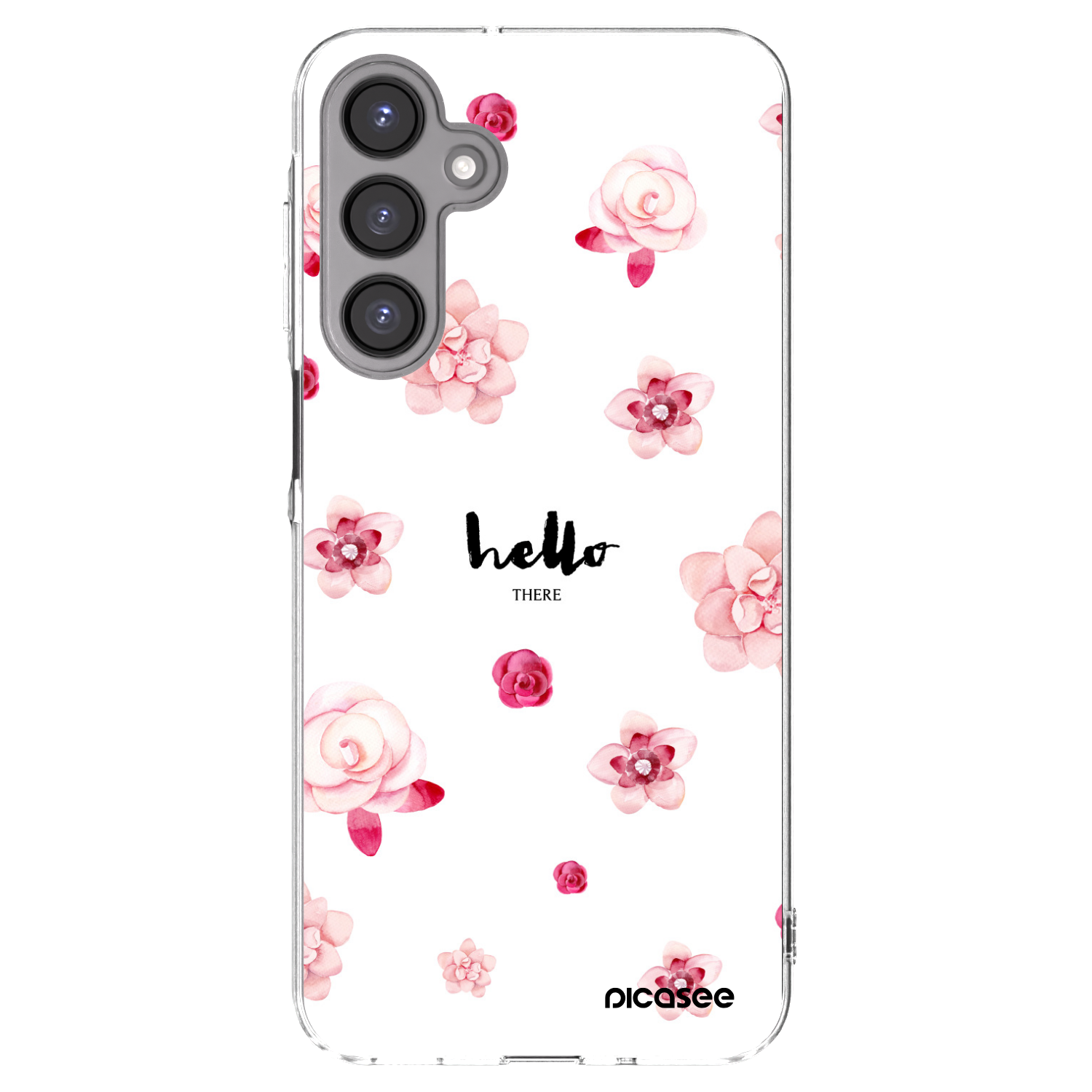 Picasee Samsung Galaxy A16 5G Hülle - Transparentes Silikon - Hello there