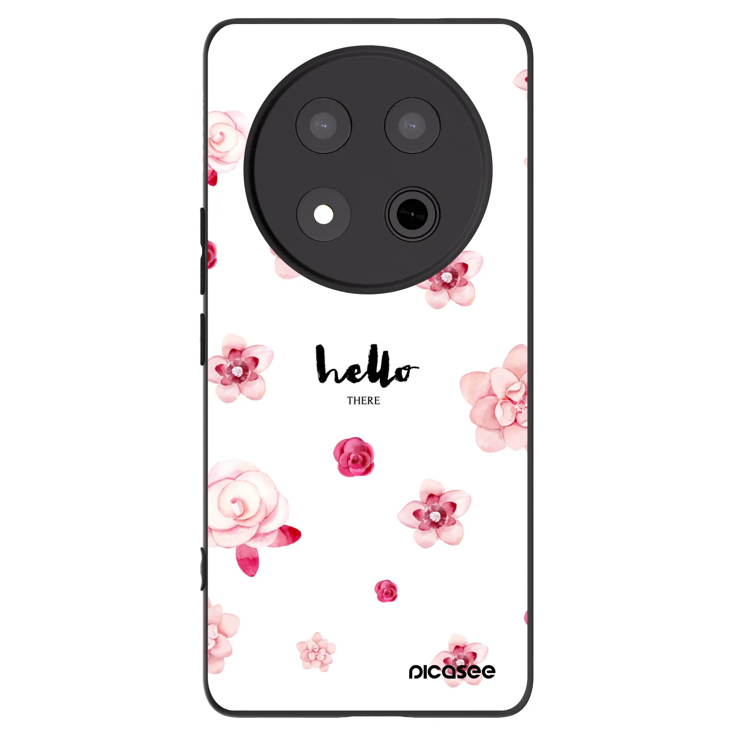 Picasee Honor Magic7 Lite 5G Hülle - Schwarzes Silikon - Hello there