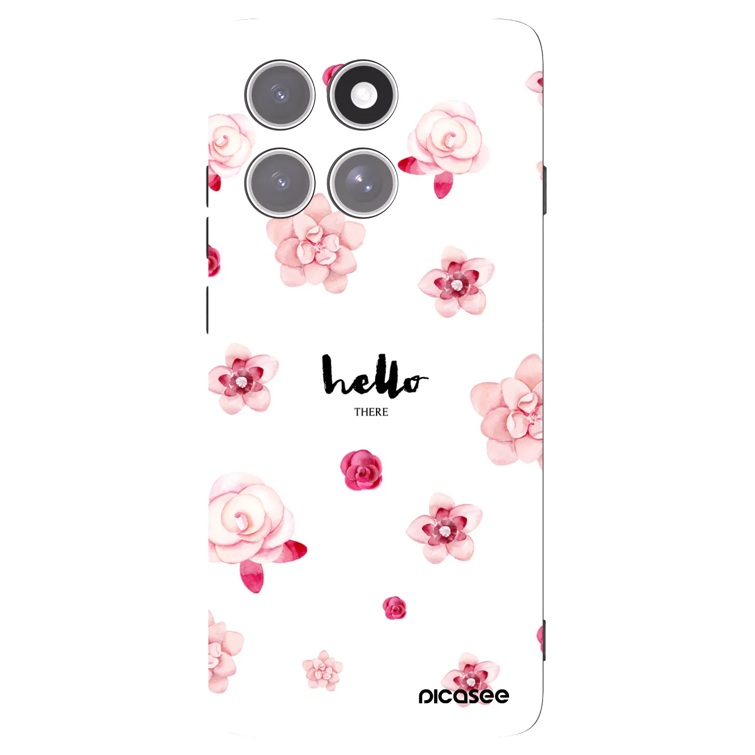 Picasee Motorola Edge 60 Pro Hülle - Schwarzes Silikon - Hello there