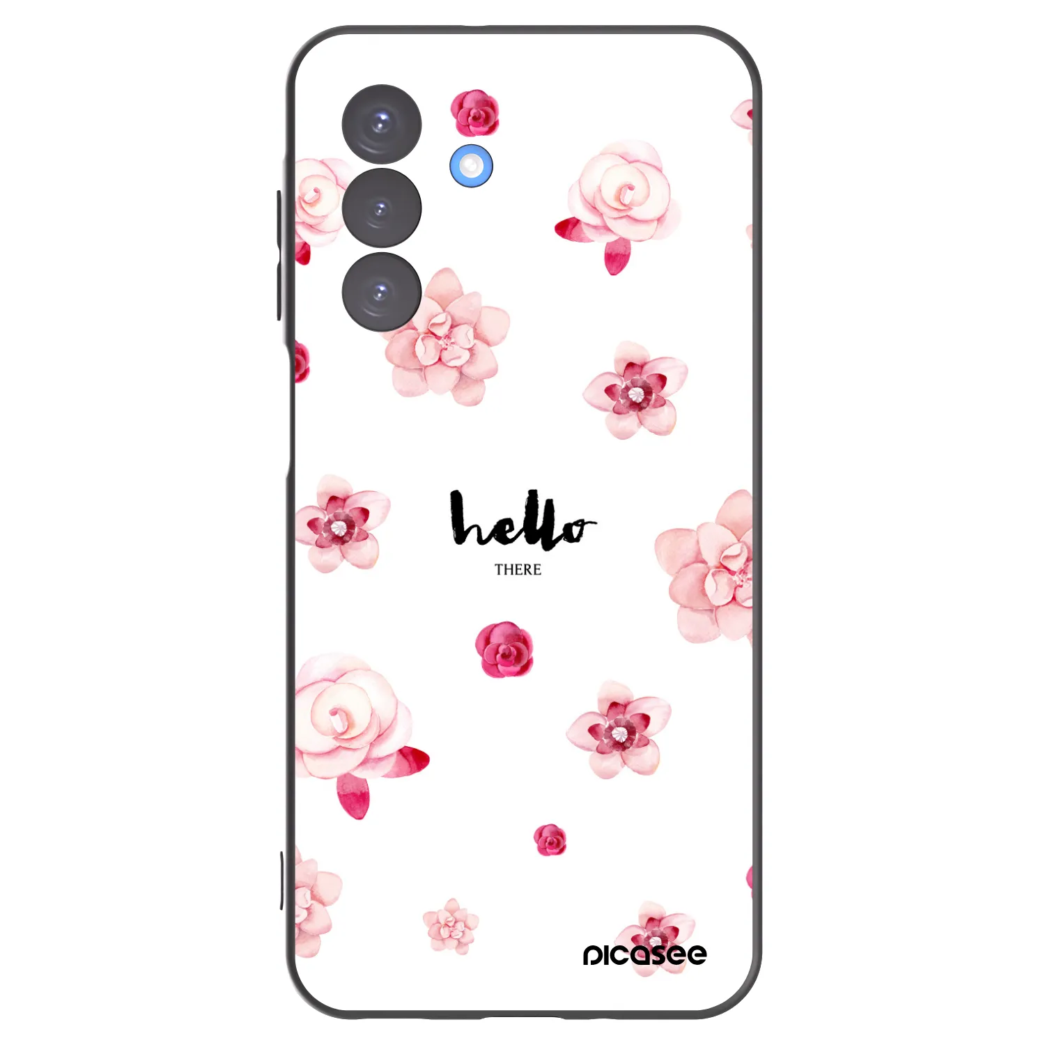 Picasee Samsung Galaxy A17 5G Hülle - Schwarzes Silikon - Hello there