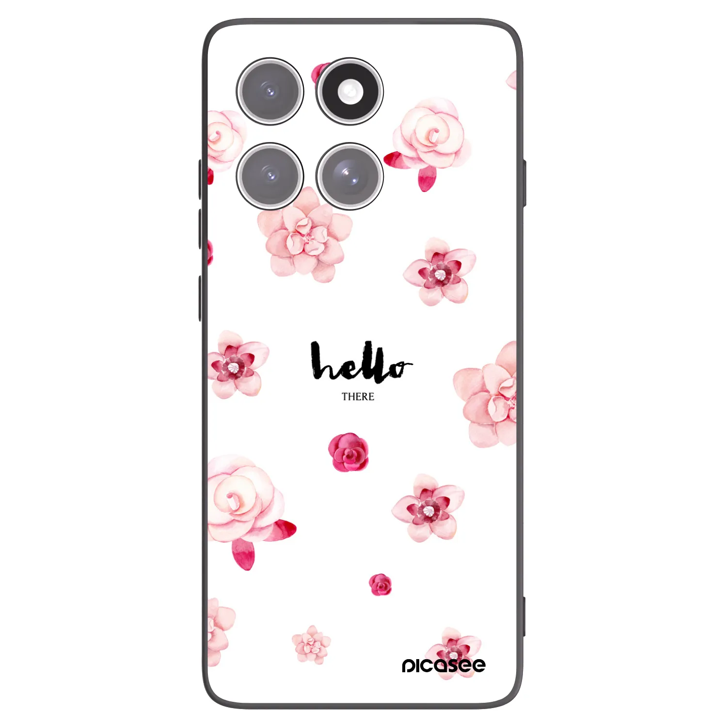 Picasee Motorola Edge 60 Fusion Hülle - Schwarzes Silikon - Hello there