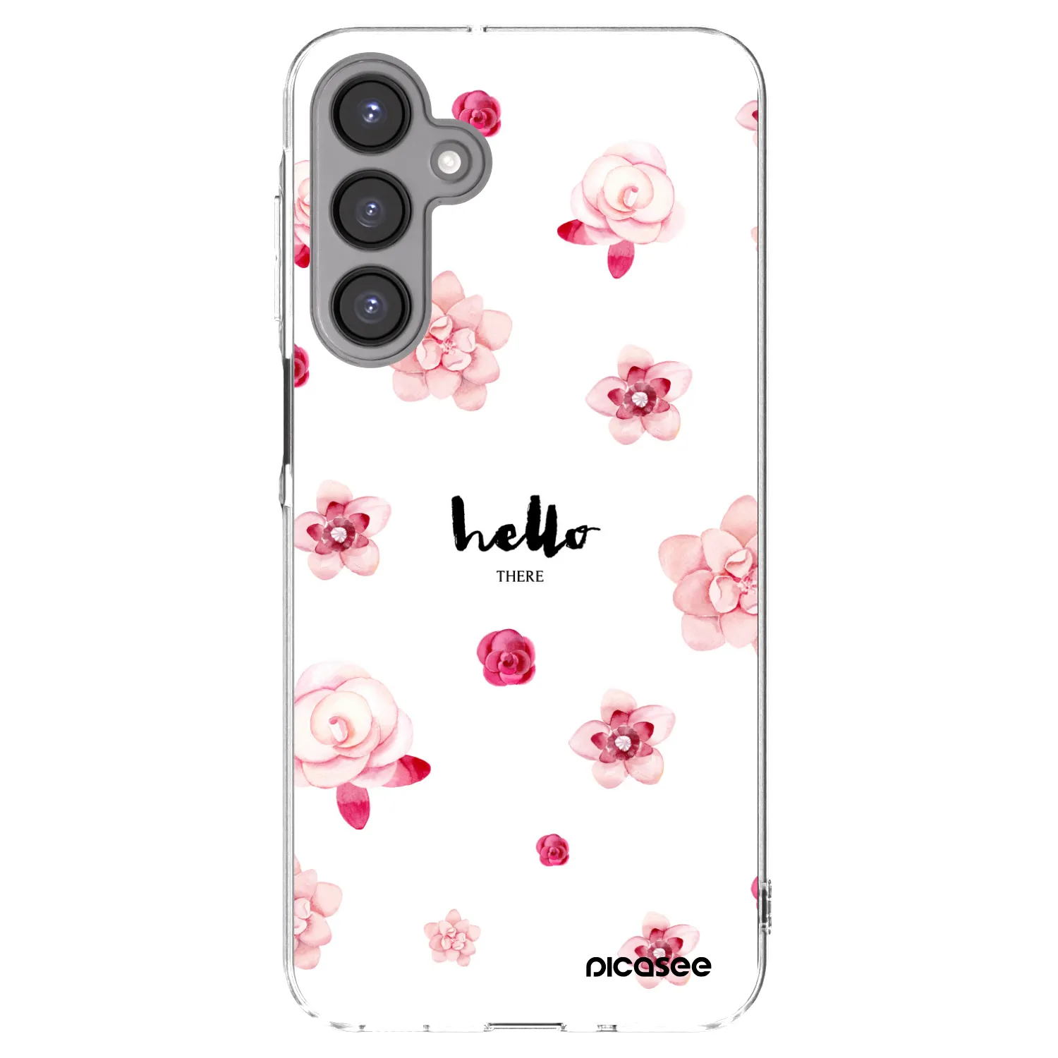 Picasee Samsung Galaxy A16 4G Hülle - Transparentes Silikon - Hello there