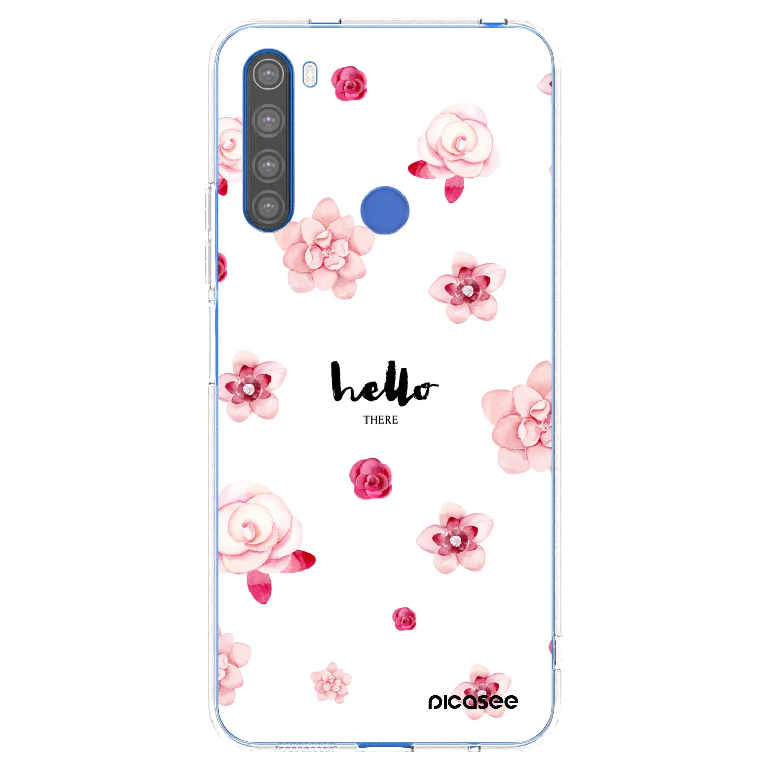 Picasee Xiaomi Redmi Note 8T Hülle - Transparentes Silikon - Hello there