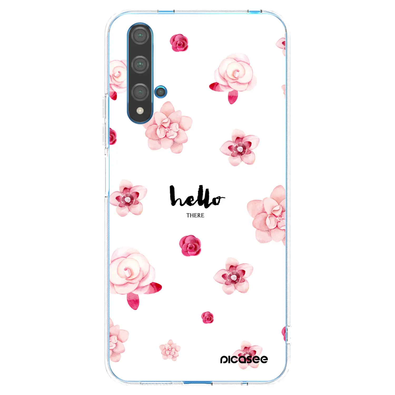 Picasee Huawei Nova 5T Hülle - Transparentes Silikon - Hello there