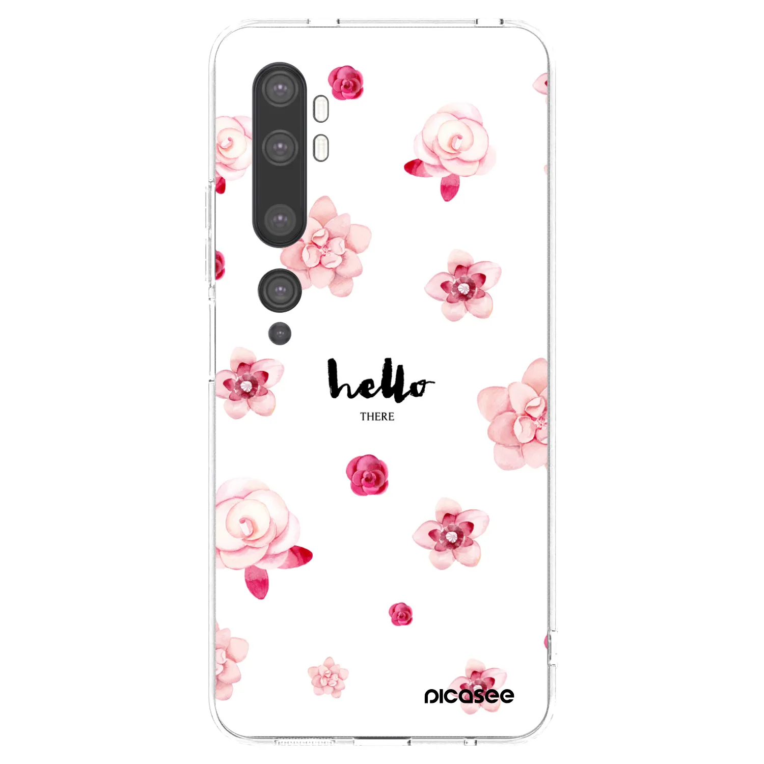 Picasee Xiaomi Mi Note 10 (Pro) Hülle - Transparentes Silikon - Hello there