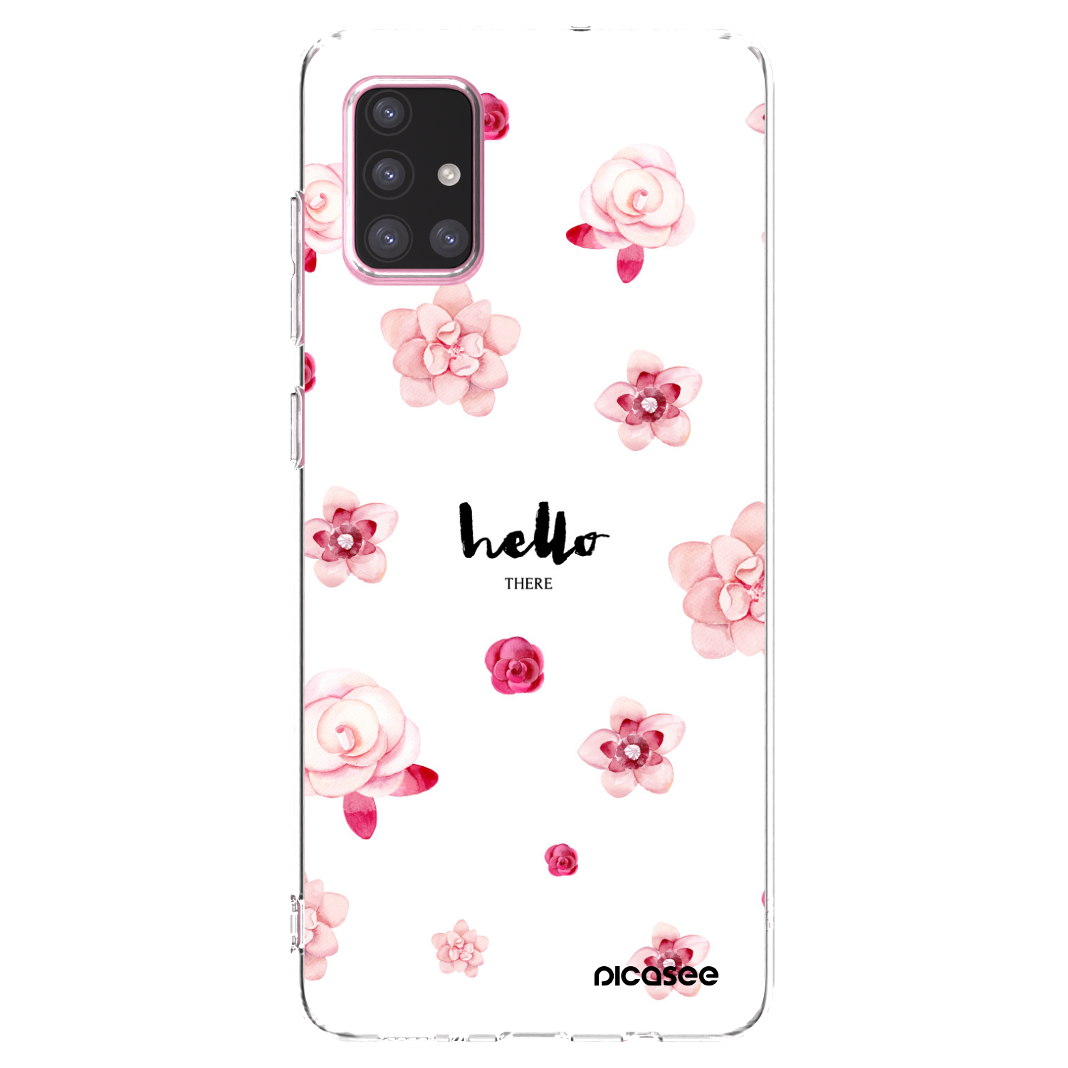 Picasee Samsung Galaxy A71 A715F Hülle - Transparentes Silikon - Hello there