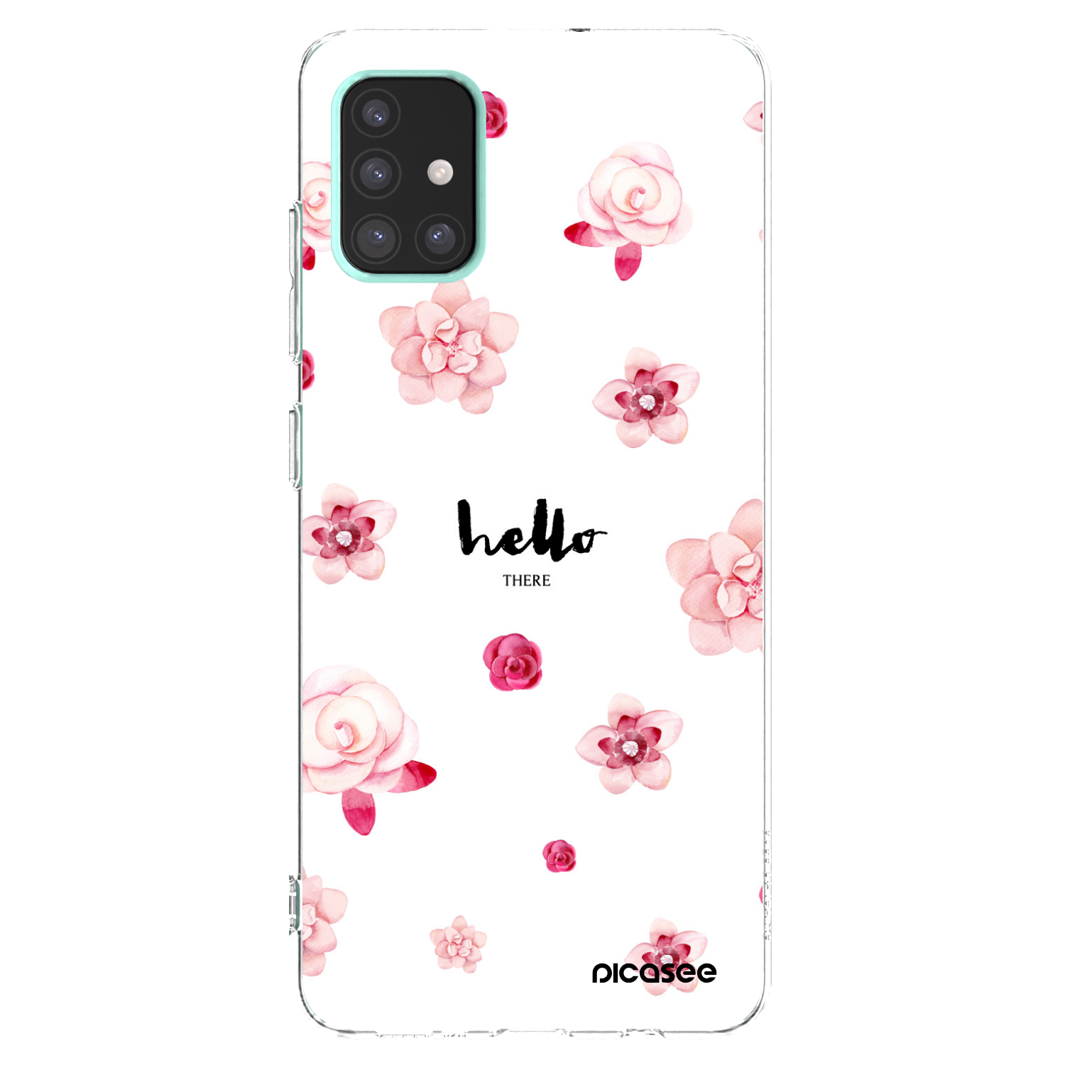 Picasee Samsung Galaxy A51 A515F Hülle - Transparentes Silikon - Hello there