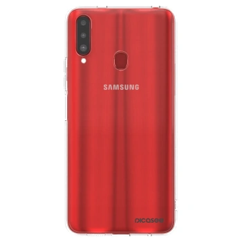 Picasee Samsung Galaxy A20s Hülle - Transparentes Silikon - Clear