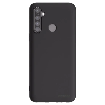 Picasee Realme 6i Hülle - Schwarzes Silikon - Clear