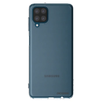 Picasee Samsung Galaxy A12 A125F Hülle - Transparentes Silikon - Clear