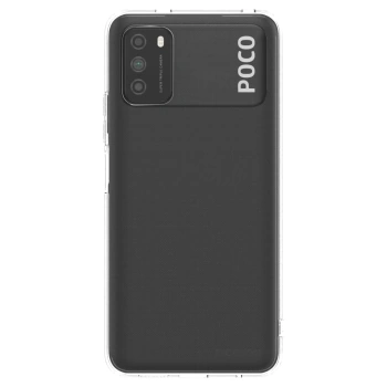 Picasee Xiaomi Poco M3 Hülle - Transparentes Silikon - Clear
