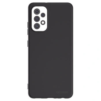 Picasee Samsung Galaxy A32 5G A326B Hülle - Schwarzes Silikon - Clear