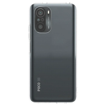 Picasee Xiaomi Poco F3 Hülle - Transparentes Silikon - Clear